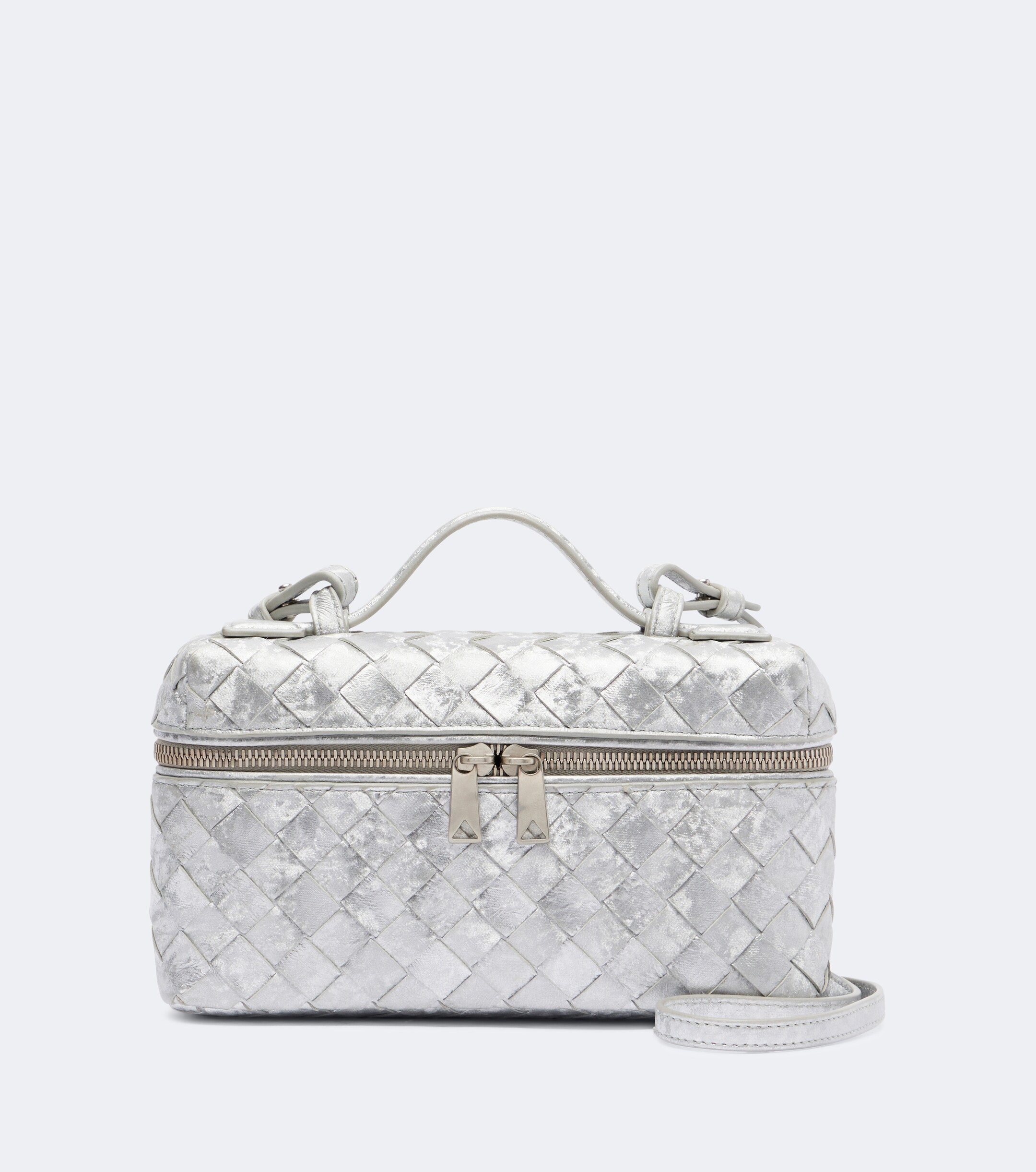 Bottega Veneta Bang Bang metallic leather vanity bag