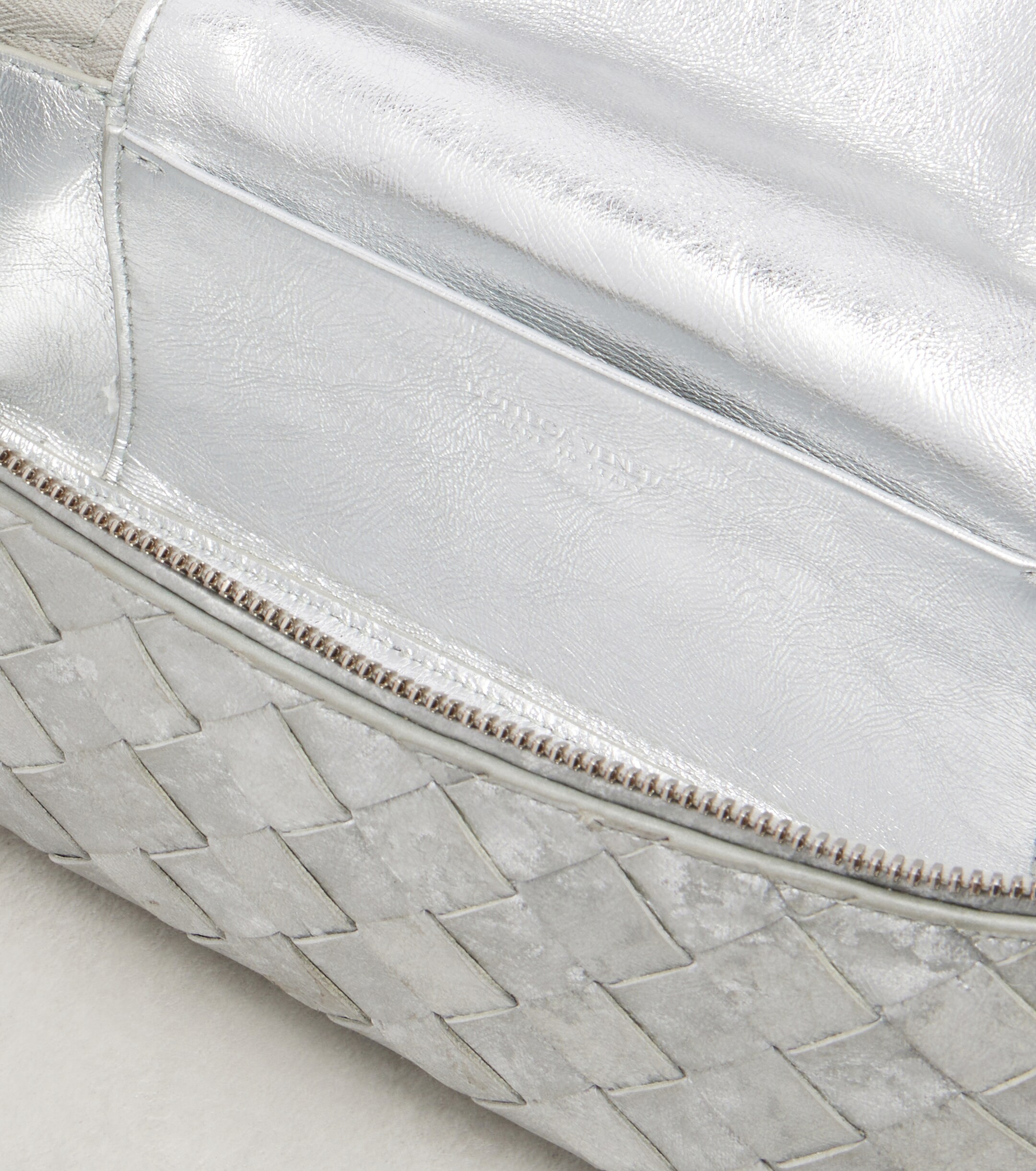 Bottega Veneta Bang Bang metallic leather vanity bag