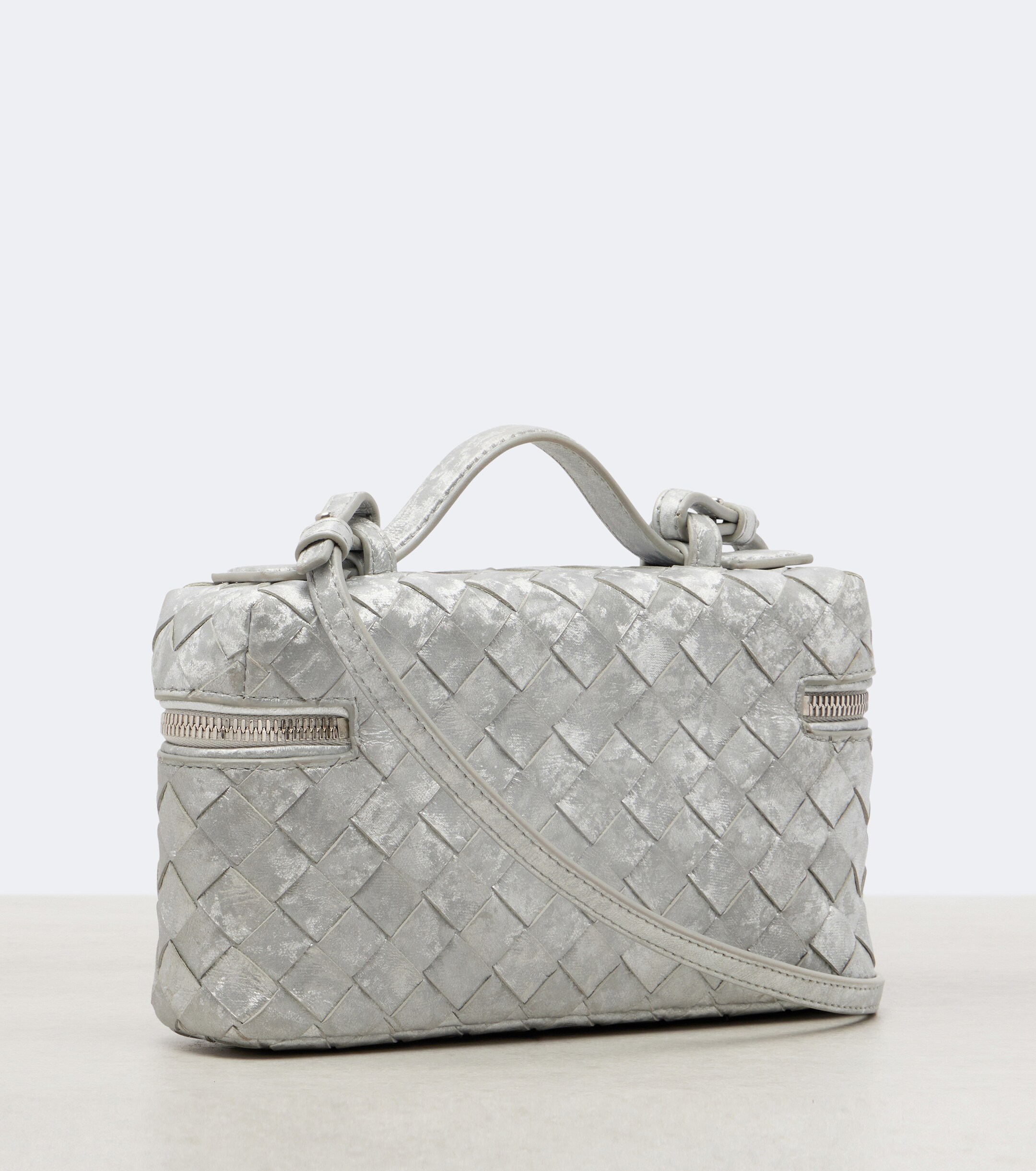 Bottega Veneta Bang Bang metallic leather vanity bag