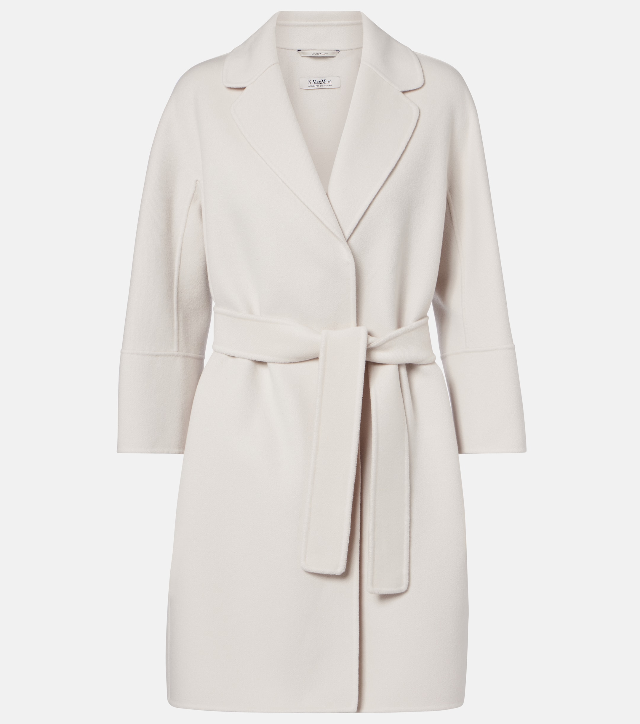 S Max Mara Arona virgin wool wrap coat thumbnail