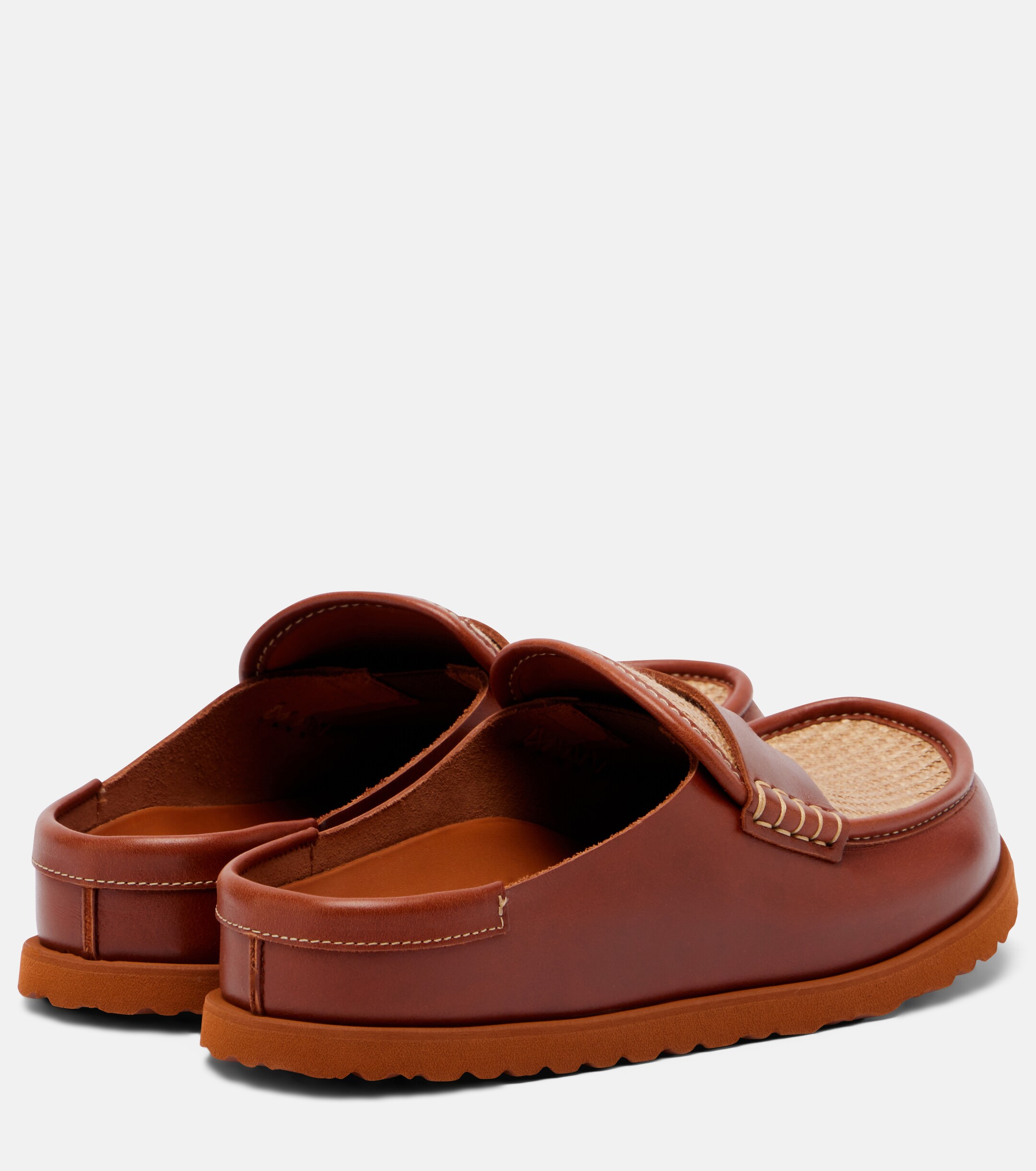 Birkenstock 1774 Birkenstock 1774 Naples leather-trimmed woven mules