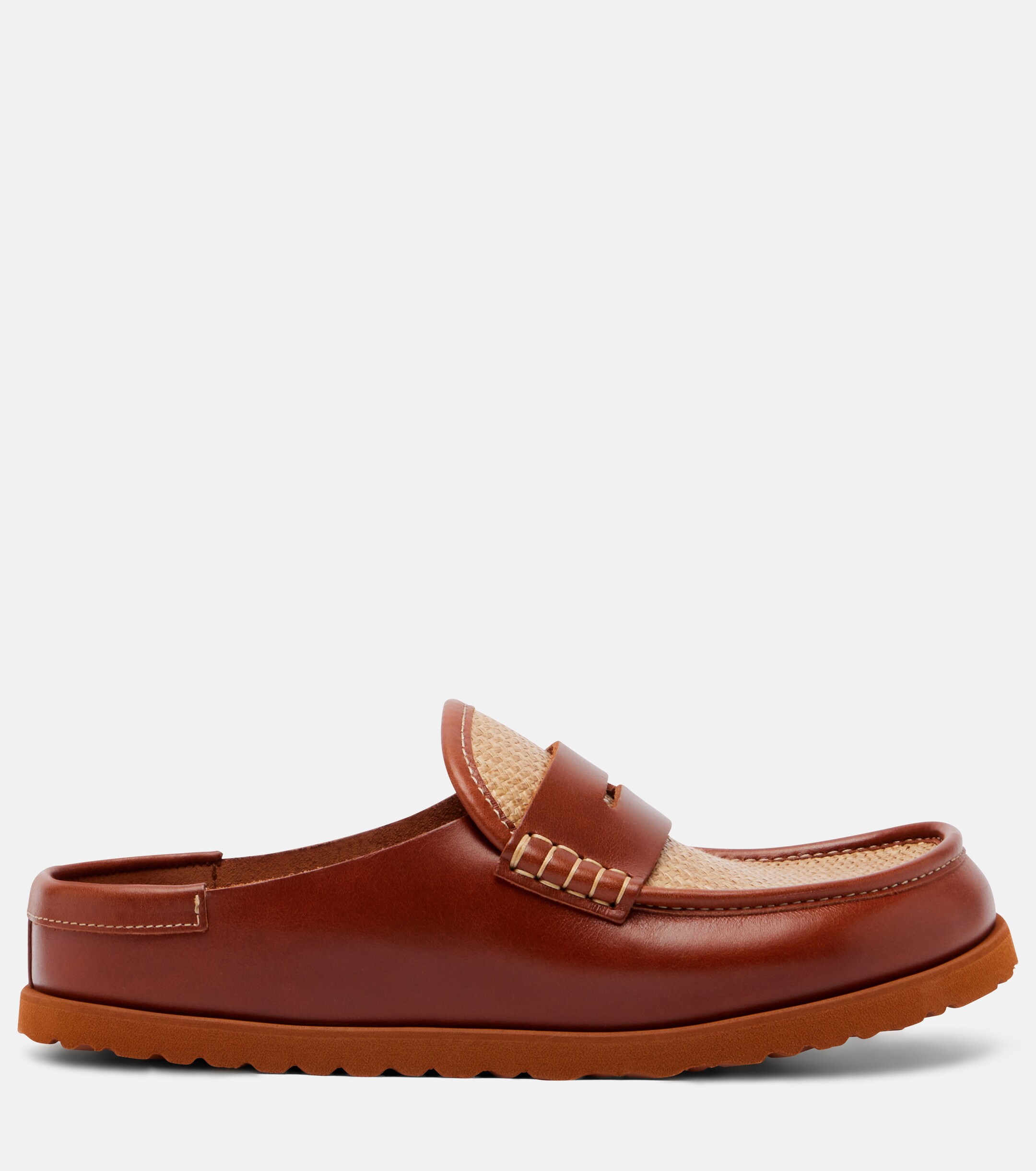 Birkenstock 1774 Birkenstock 1774 Naples leather-trimmed woven mules