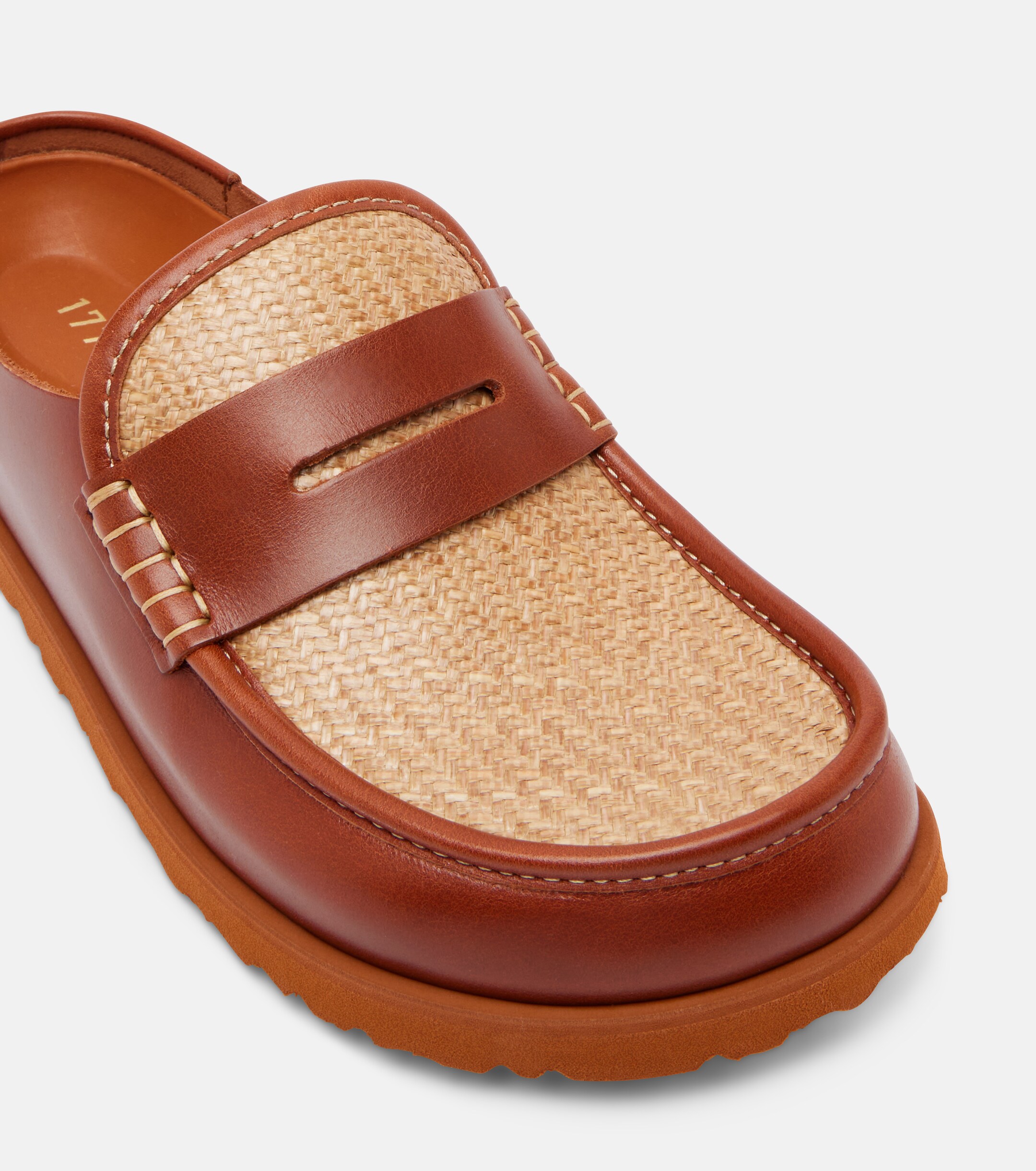 Birkenstock 1774 Birkenstock 1774 Naples leather-trimmed woven mules