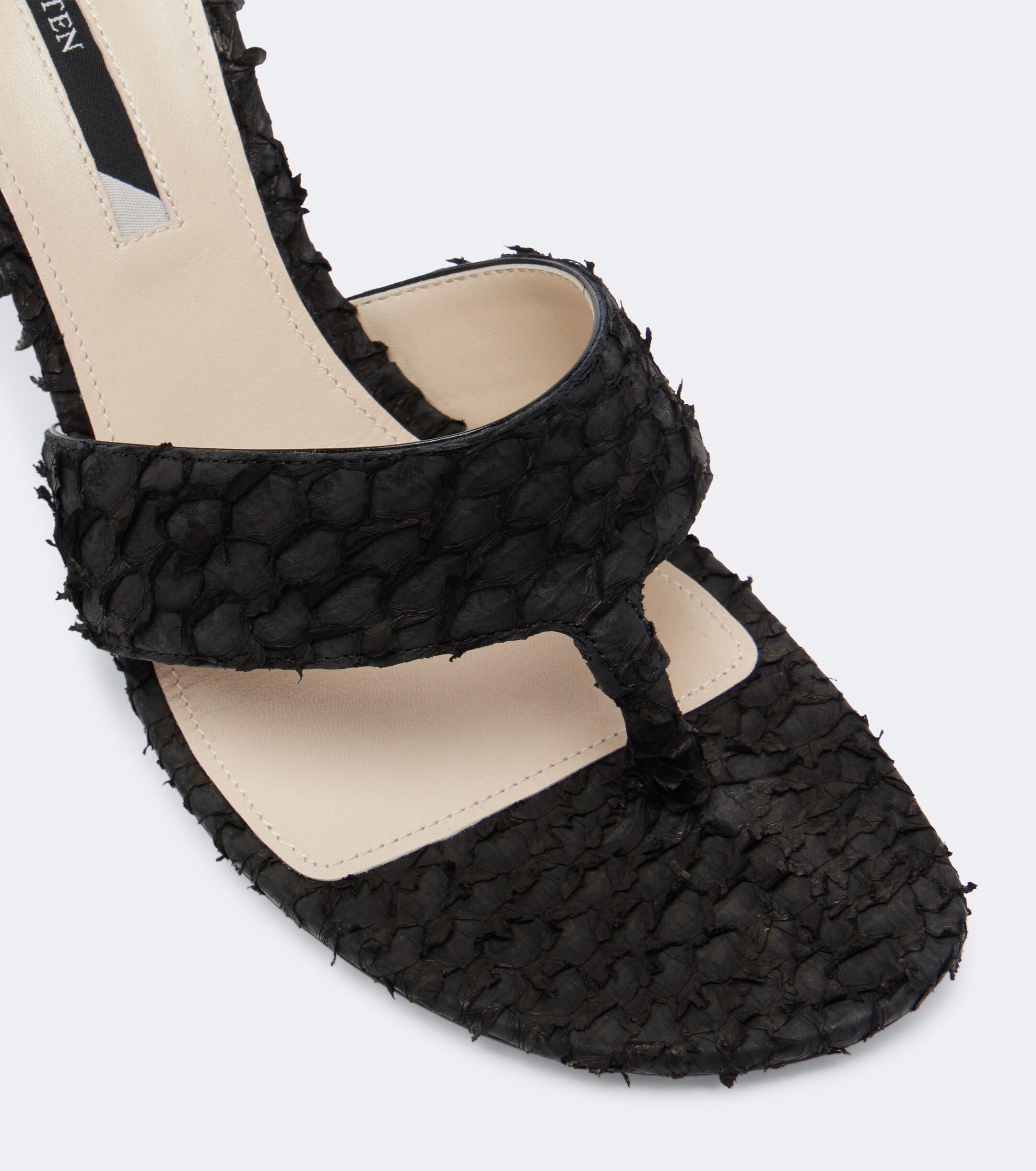 Christen Christen Helix leather thong sandals