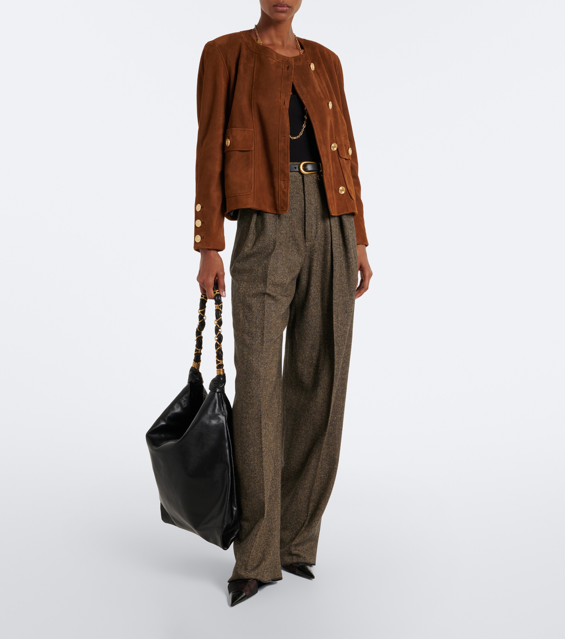 Saint Laurent Amalia leather shoulder bag