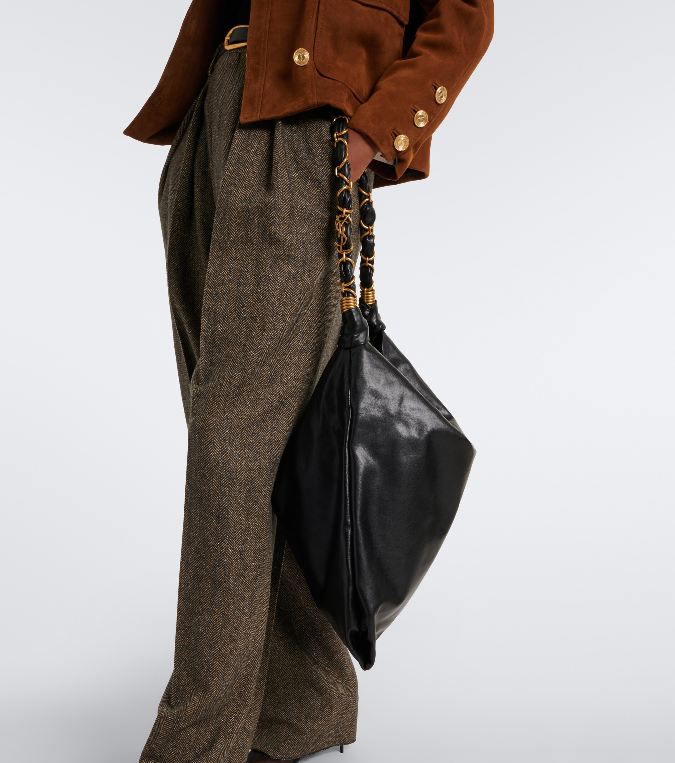 Saint Laurent Amalia leather shoulder bag