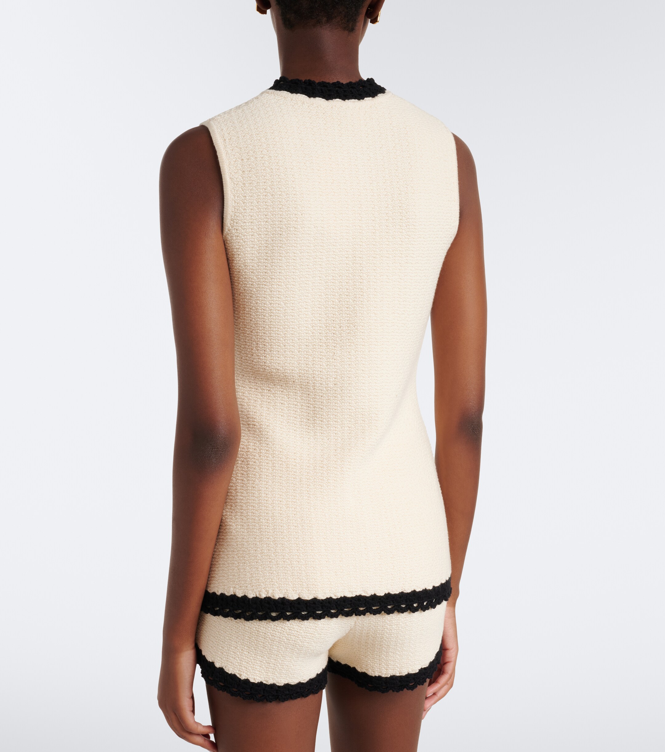 POSSE Posse Hattie crochet-trimmed top