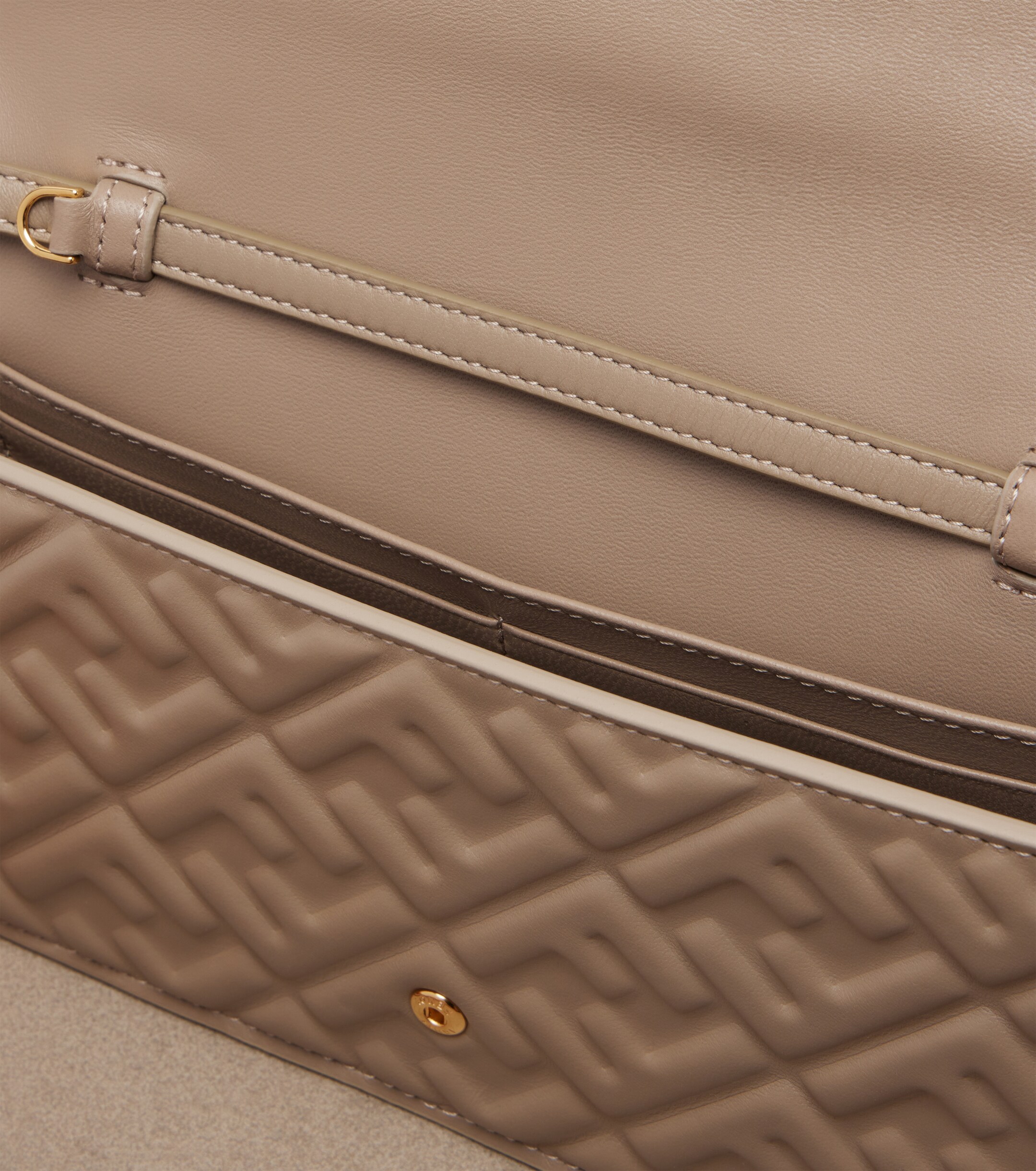 Fendi Fendi Tube FF leather wallet on chain