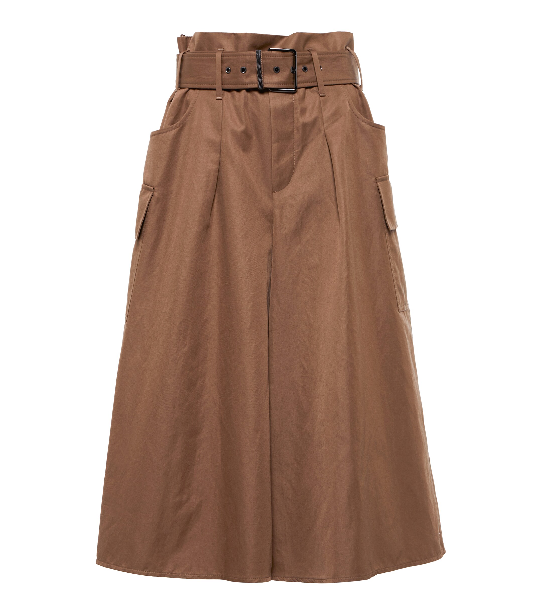 Brunello Cucinelli Cotton and ramie culottes