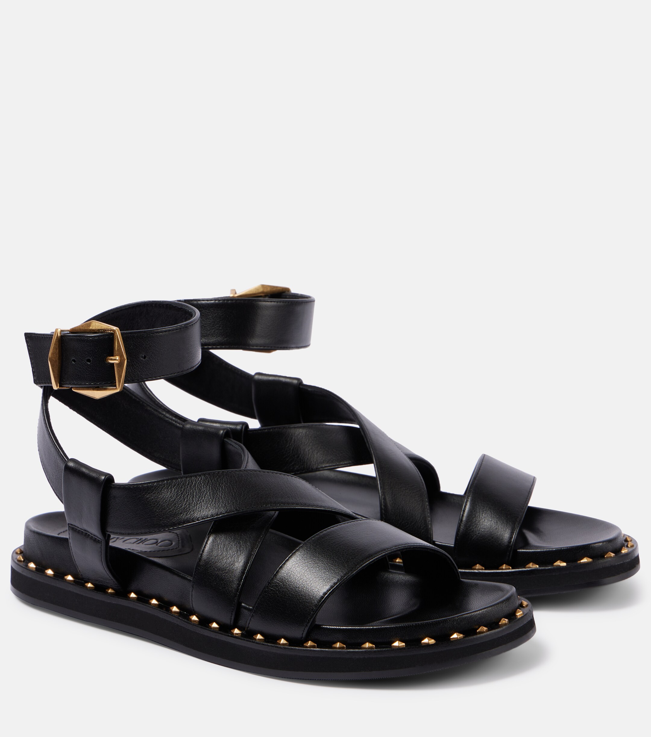 JIMMY CHOO Blaise leather sandals