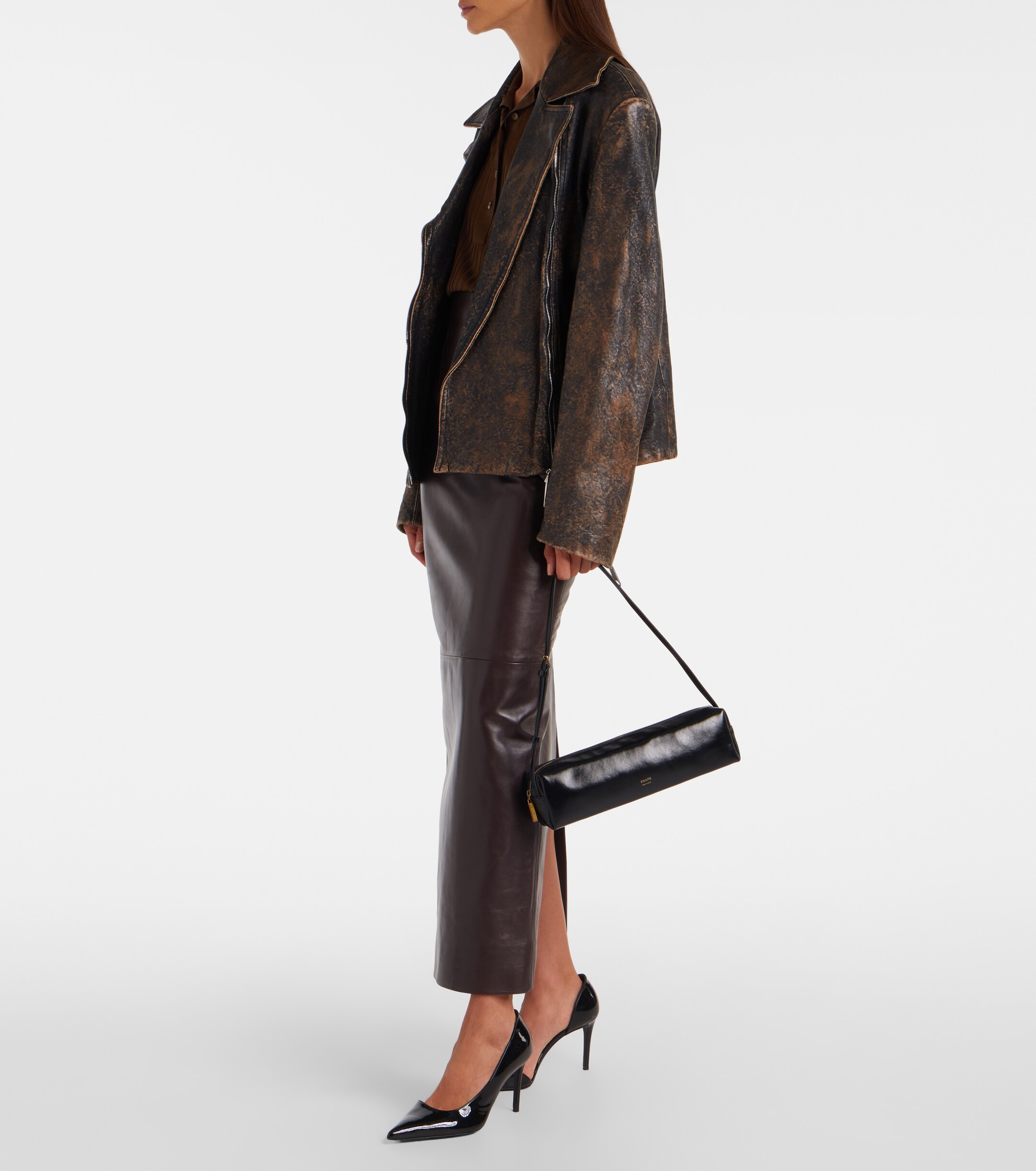 KHAITE Kye Micro leather shoulder bag