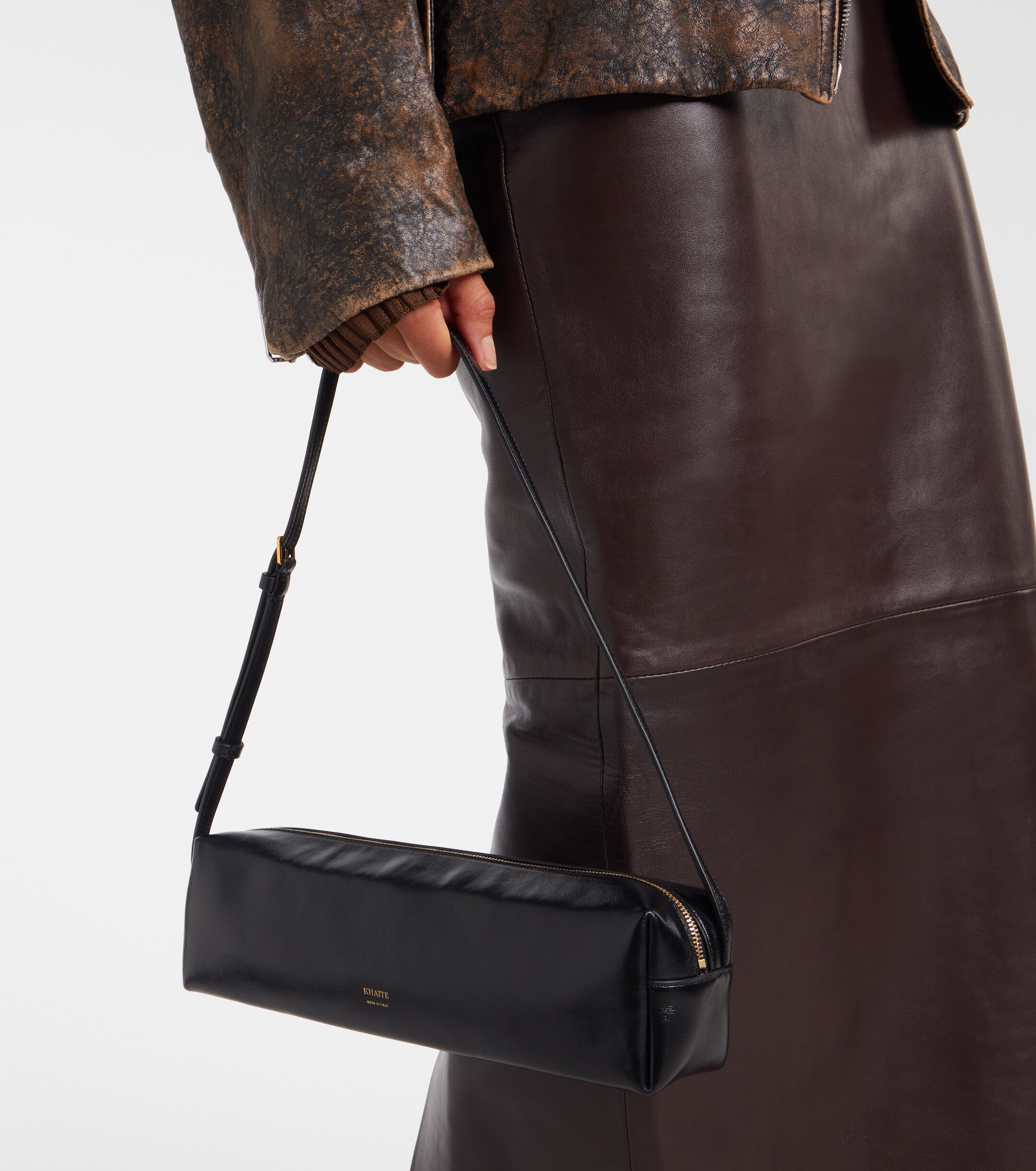 KHAITE Kye Micro leather shoulder bag