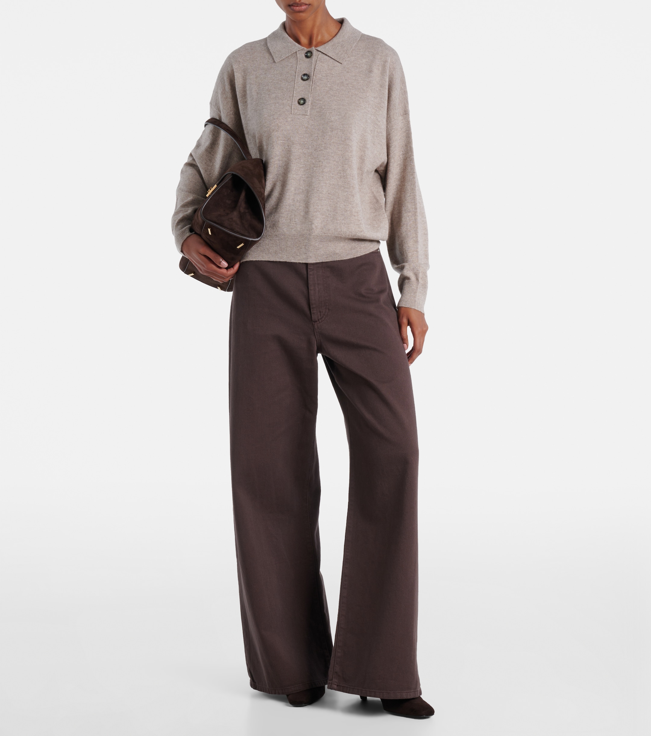 Jardin des Orangers Jardin des Orangers Wool and cashmere polo sweater