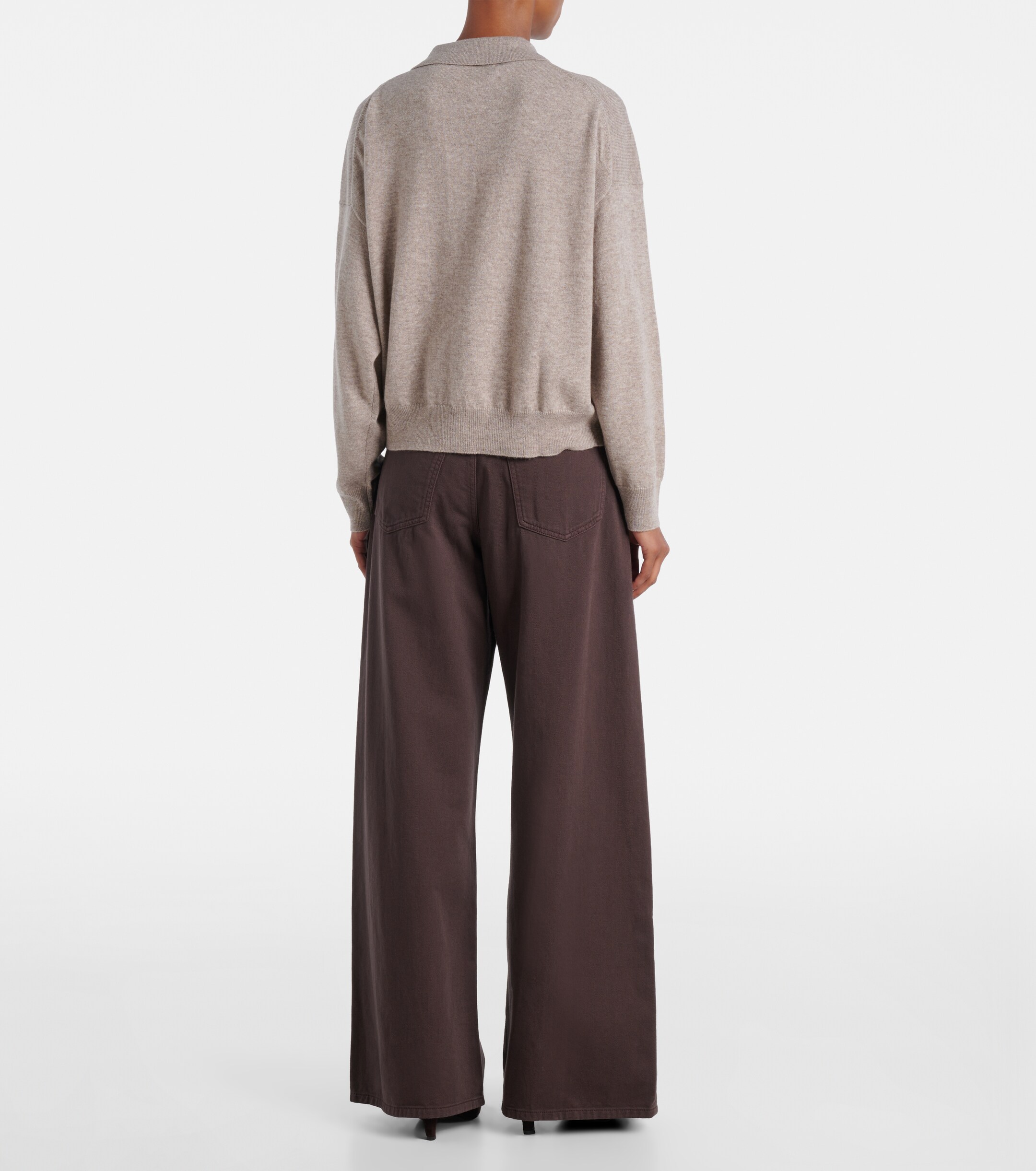 Jardin des Orangers Jardin des Orangers Wool and cashmere polo sweater