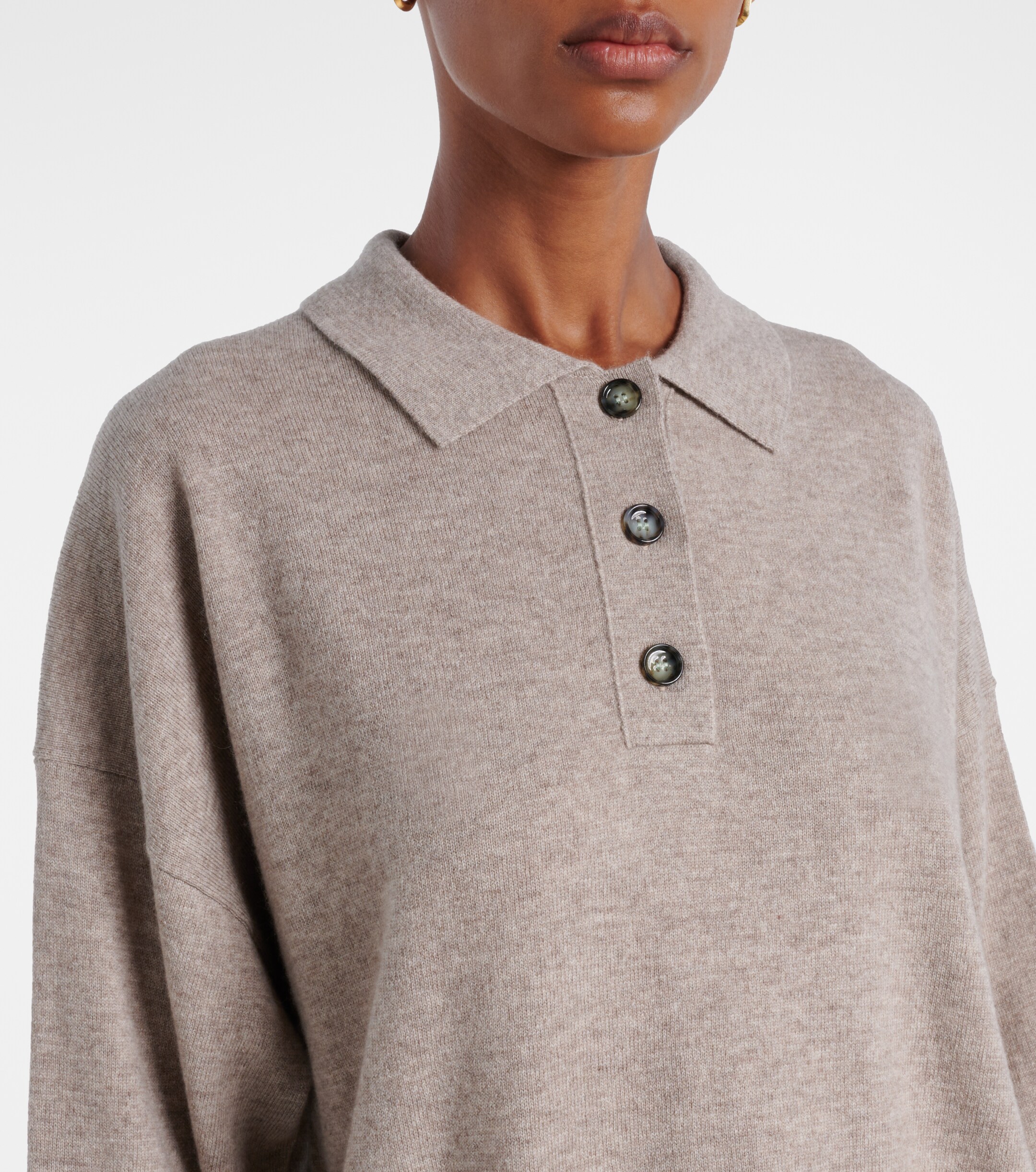 Jardin des Orangers Jardin des Orangers Wool and cashmere polo sweater