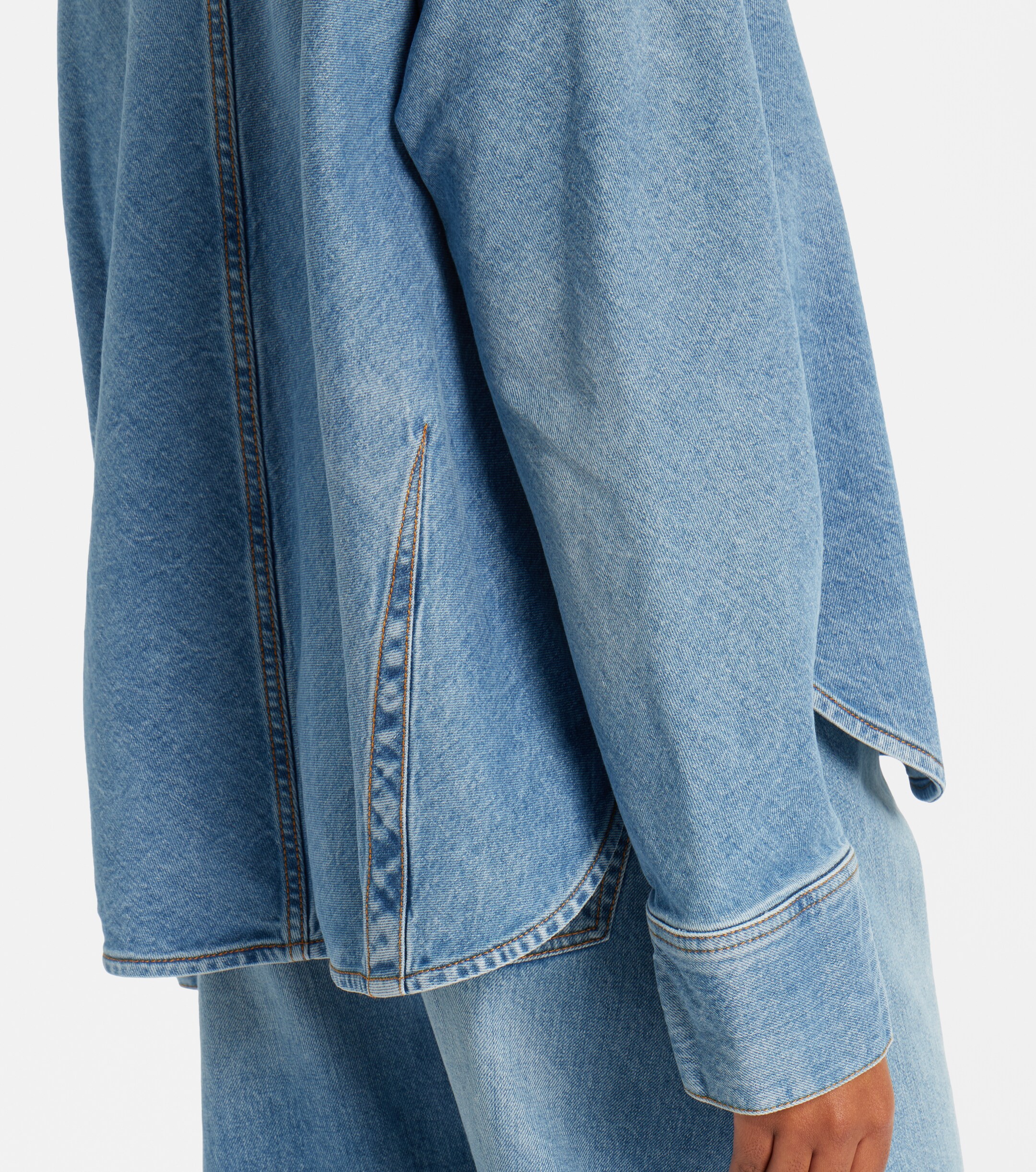 Alaïa Alaïa Denim blouson jacket