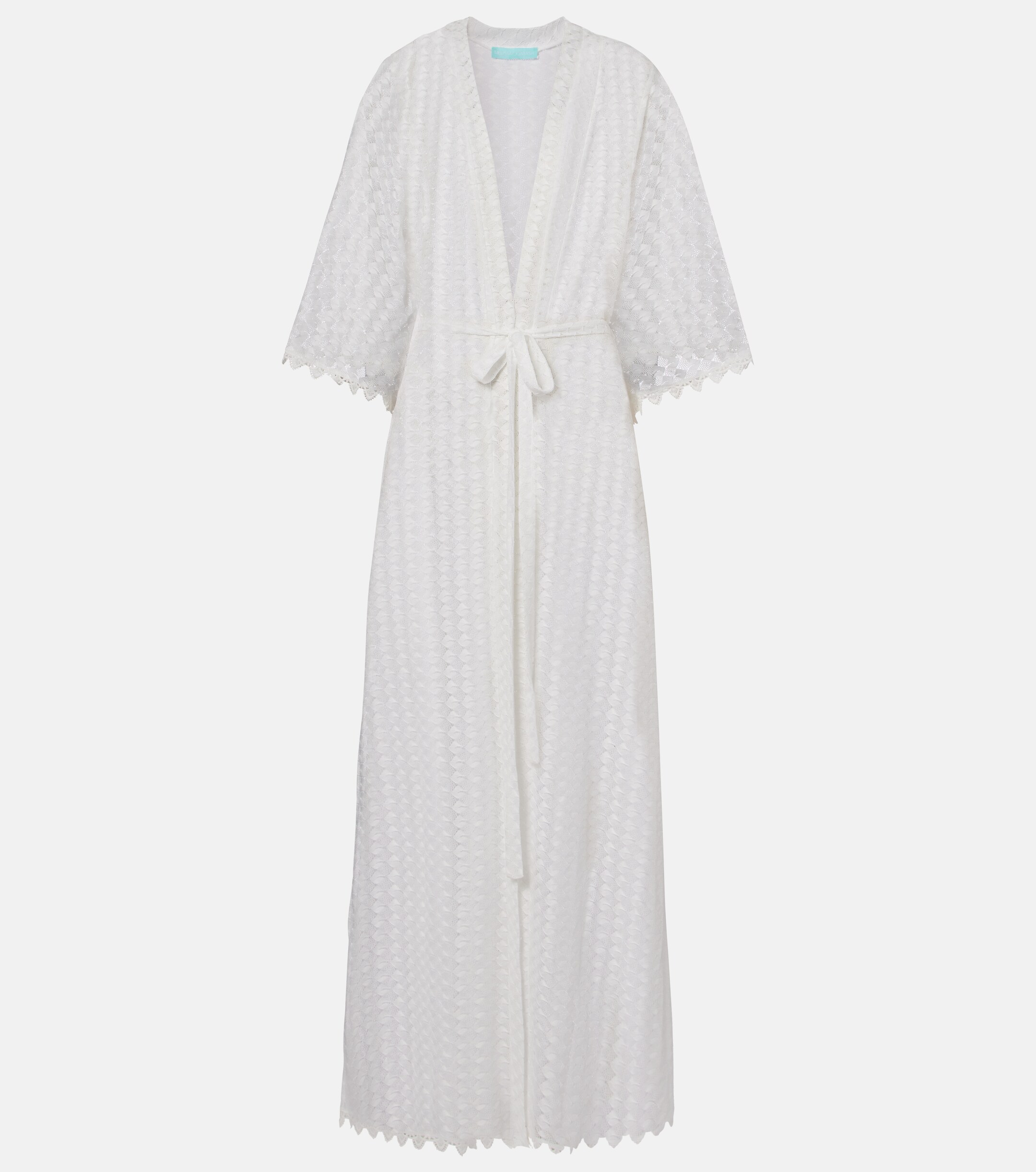 Melissa Odabash Melissa Odabash Tali scalloped sheer kaftan