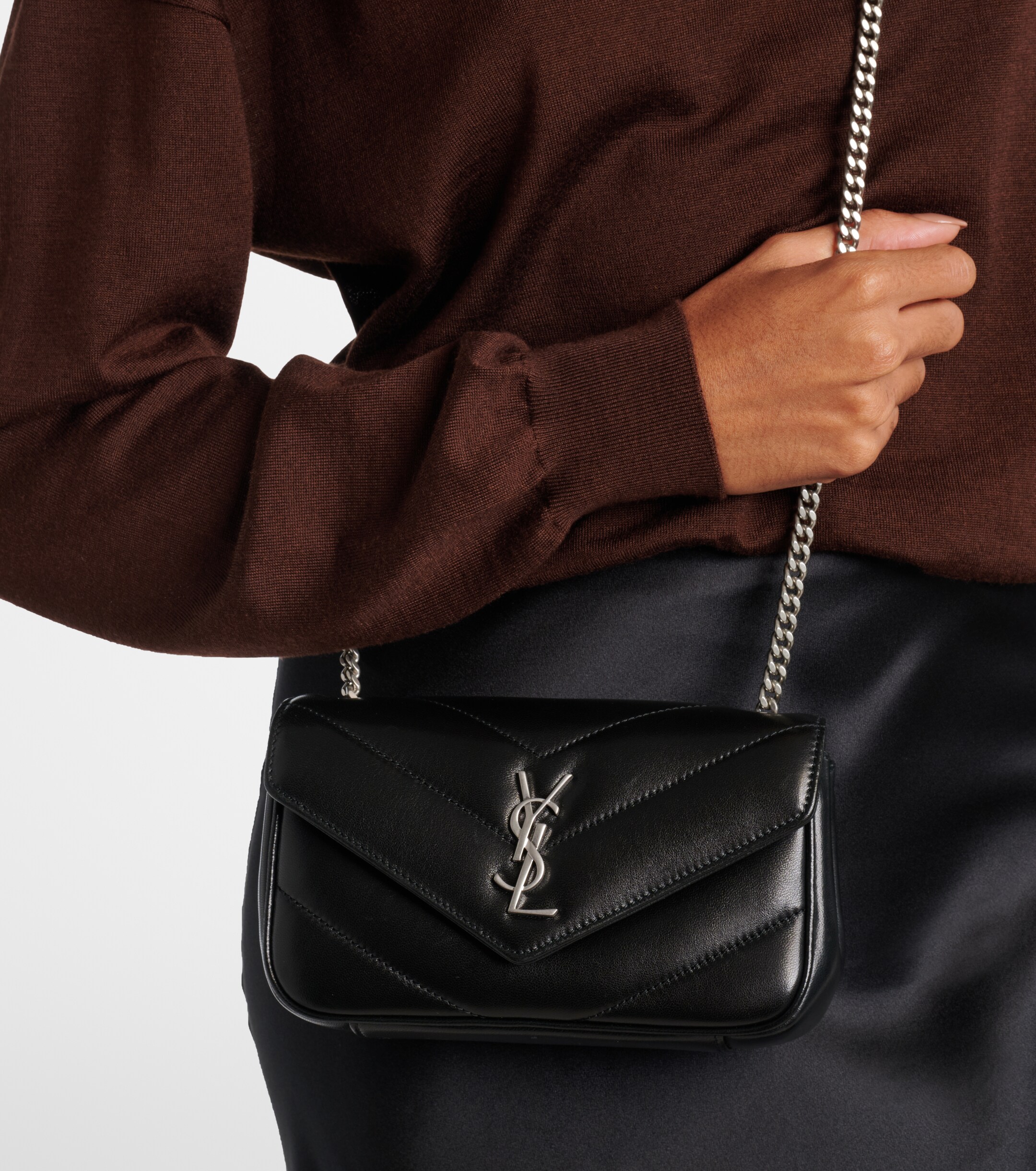 Saint Laurent Loulou Mini leather crossbody bag
