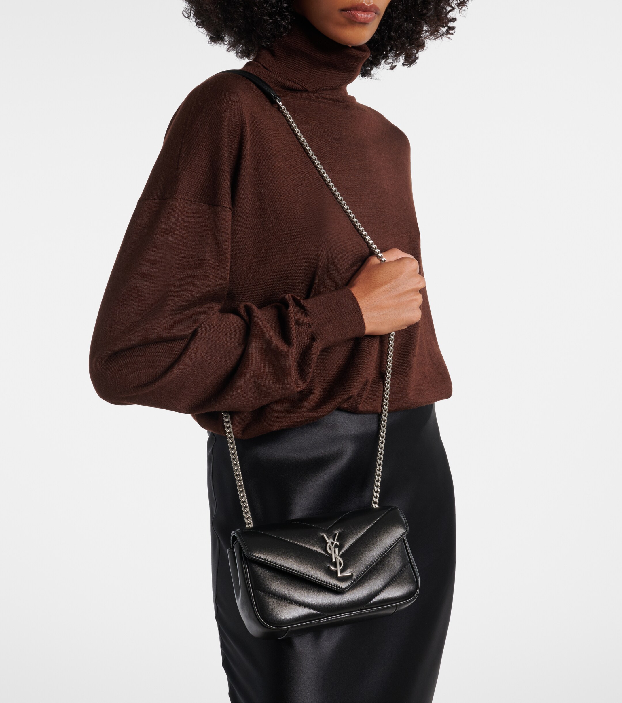 Saint Laurent Loulou Mini leather crossbody bag