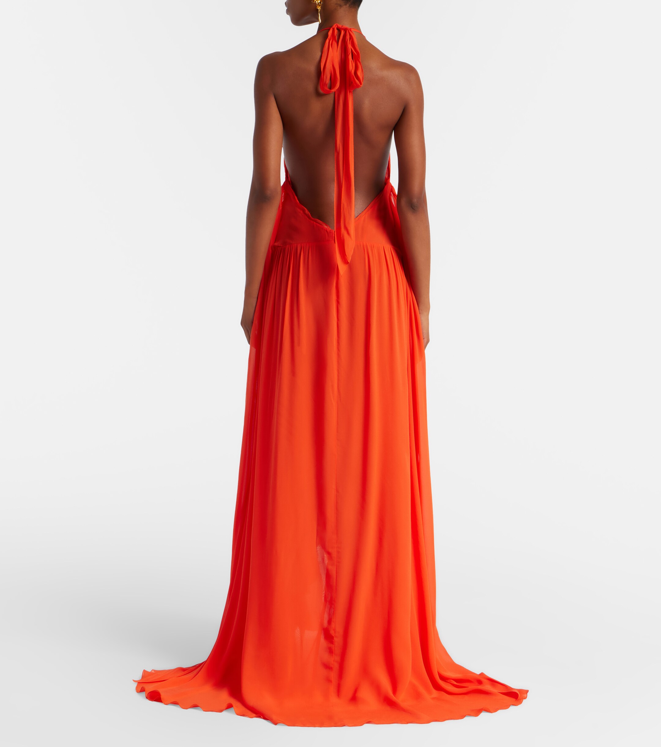 Blumarine - Ruffled georgette gown | Plush
