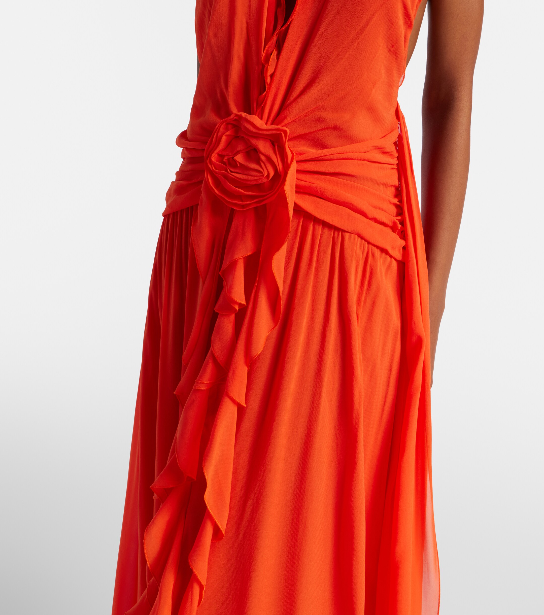 Blumarine - Ruffled georgette gown | Plush