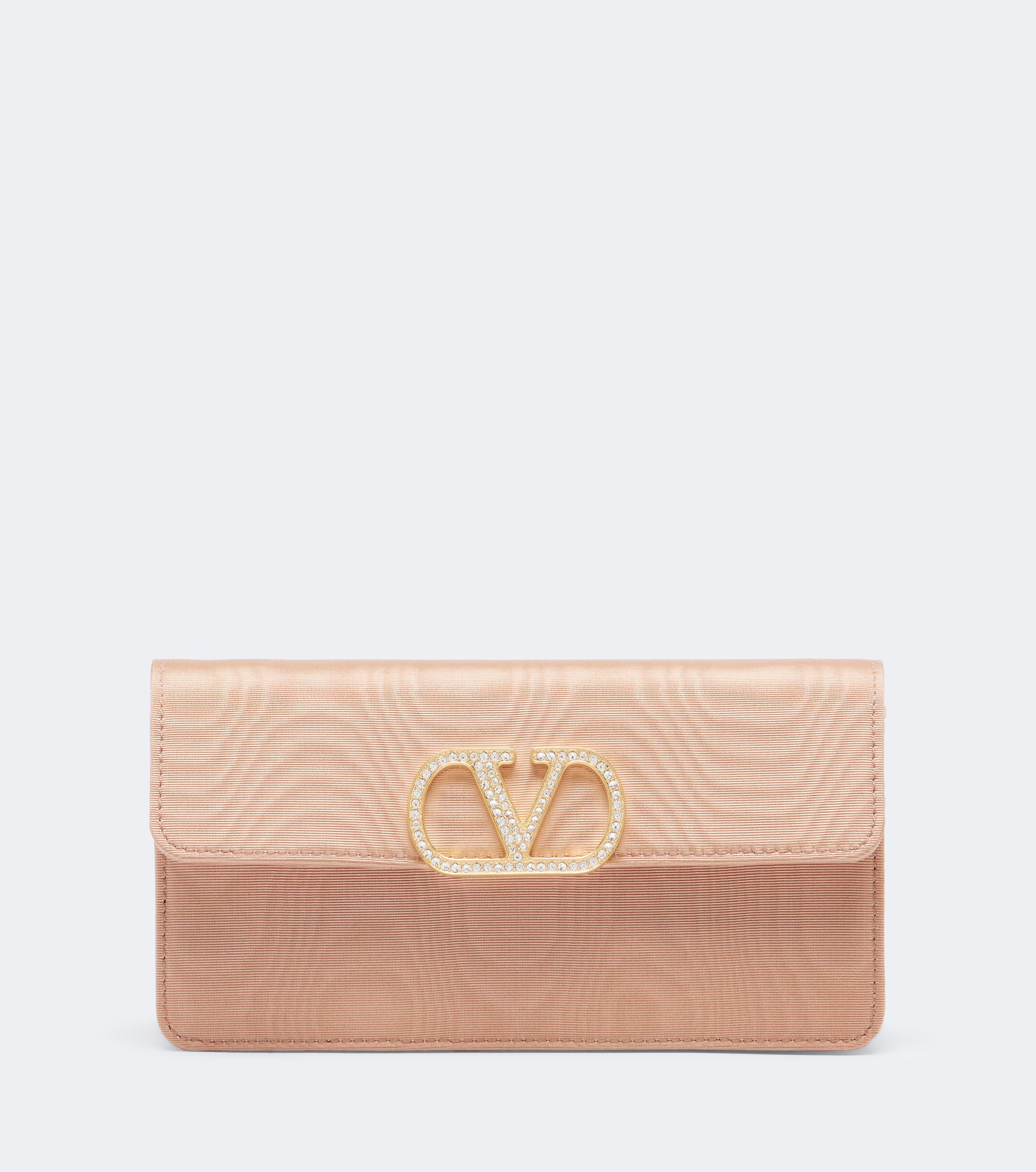 Valentino Garavani VLogo embellished wallet on chain