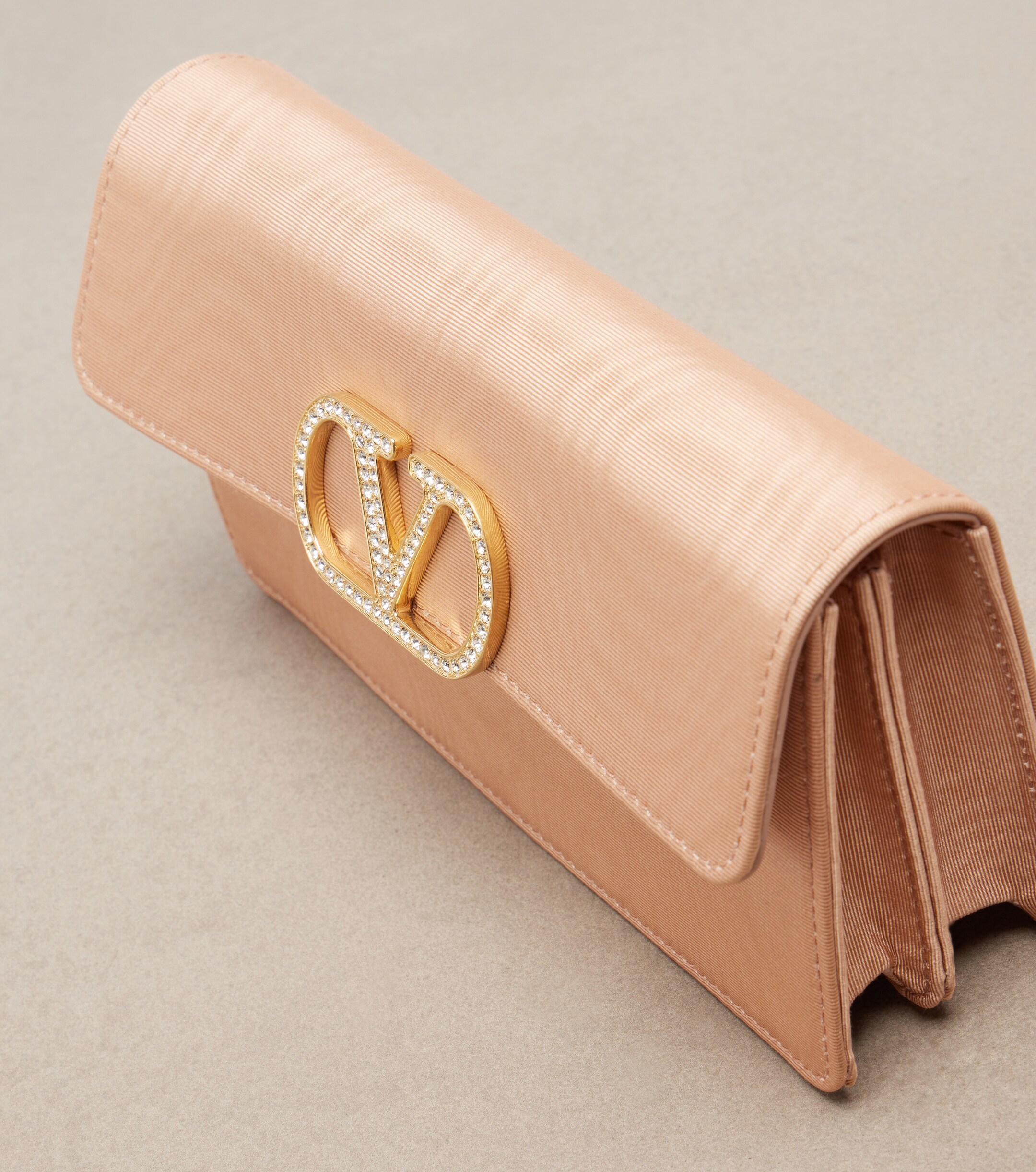 Valentino Garavani VLogo embellished wallet on chain thumbnail