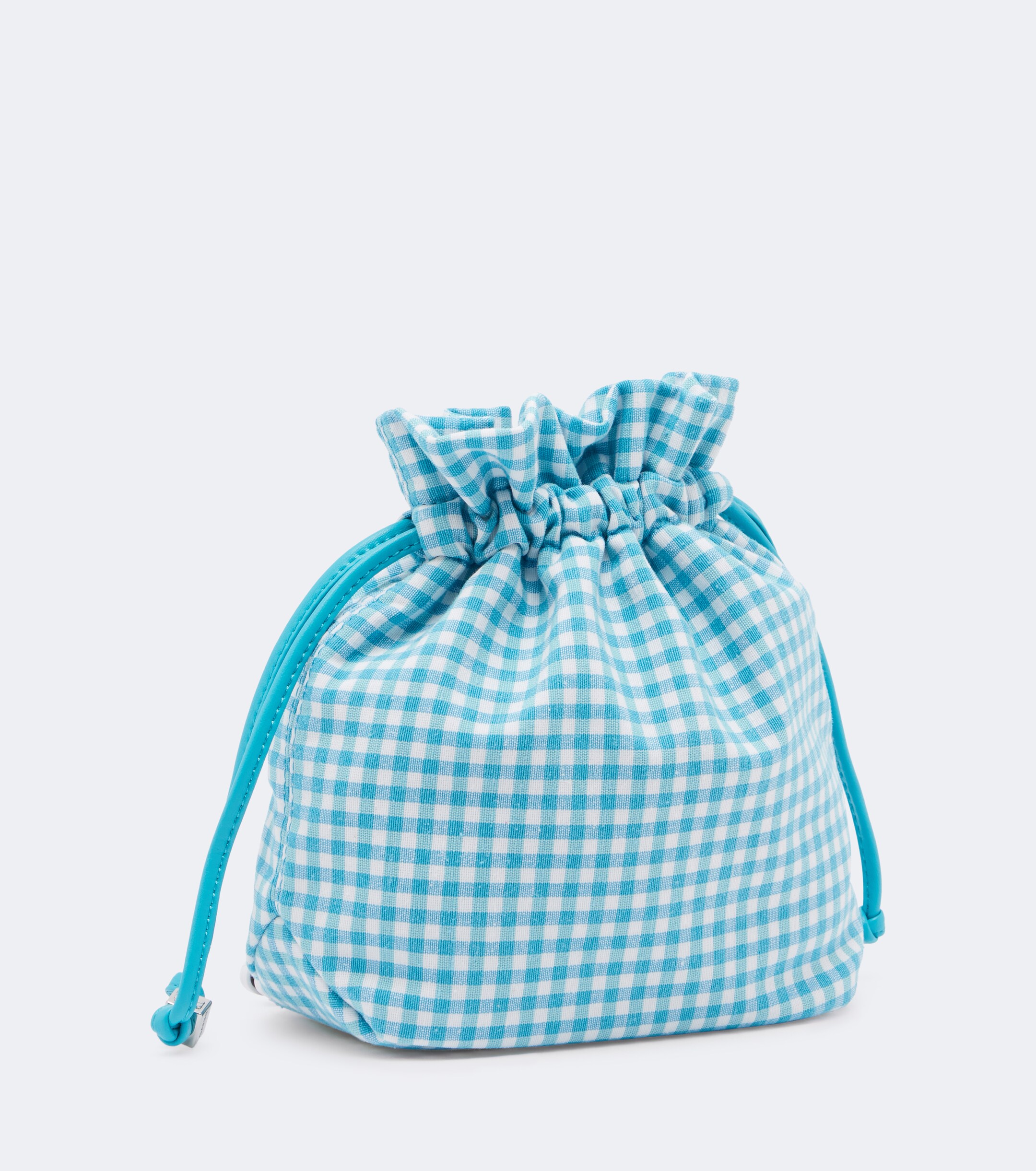 GANNI Bou checked pouch