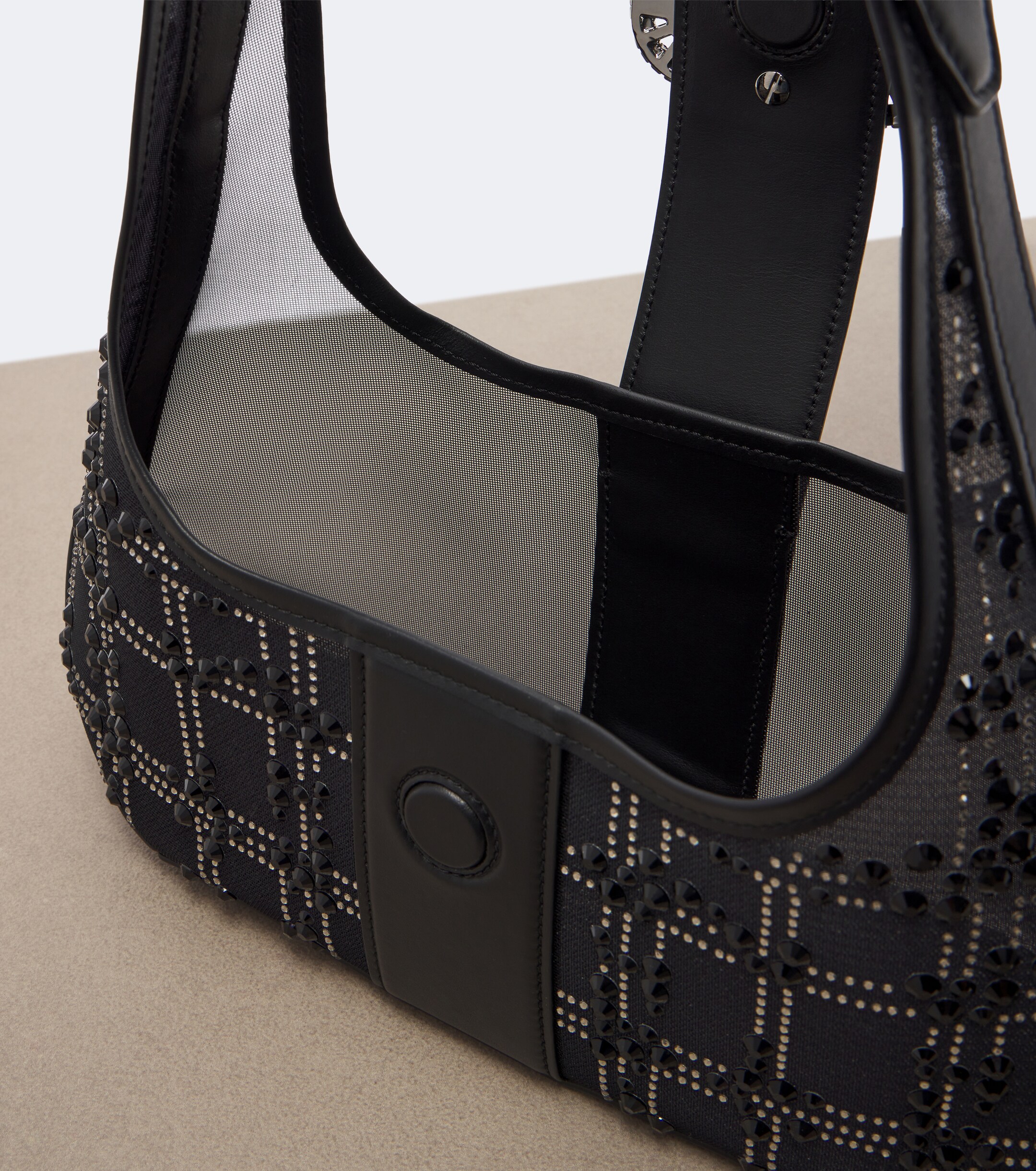 ROGER VIVIER Roger Vivier Pilgrim Mini embellished top-handle bag