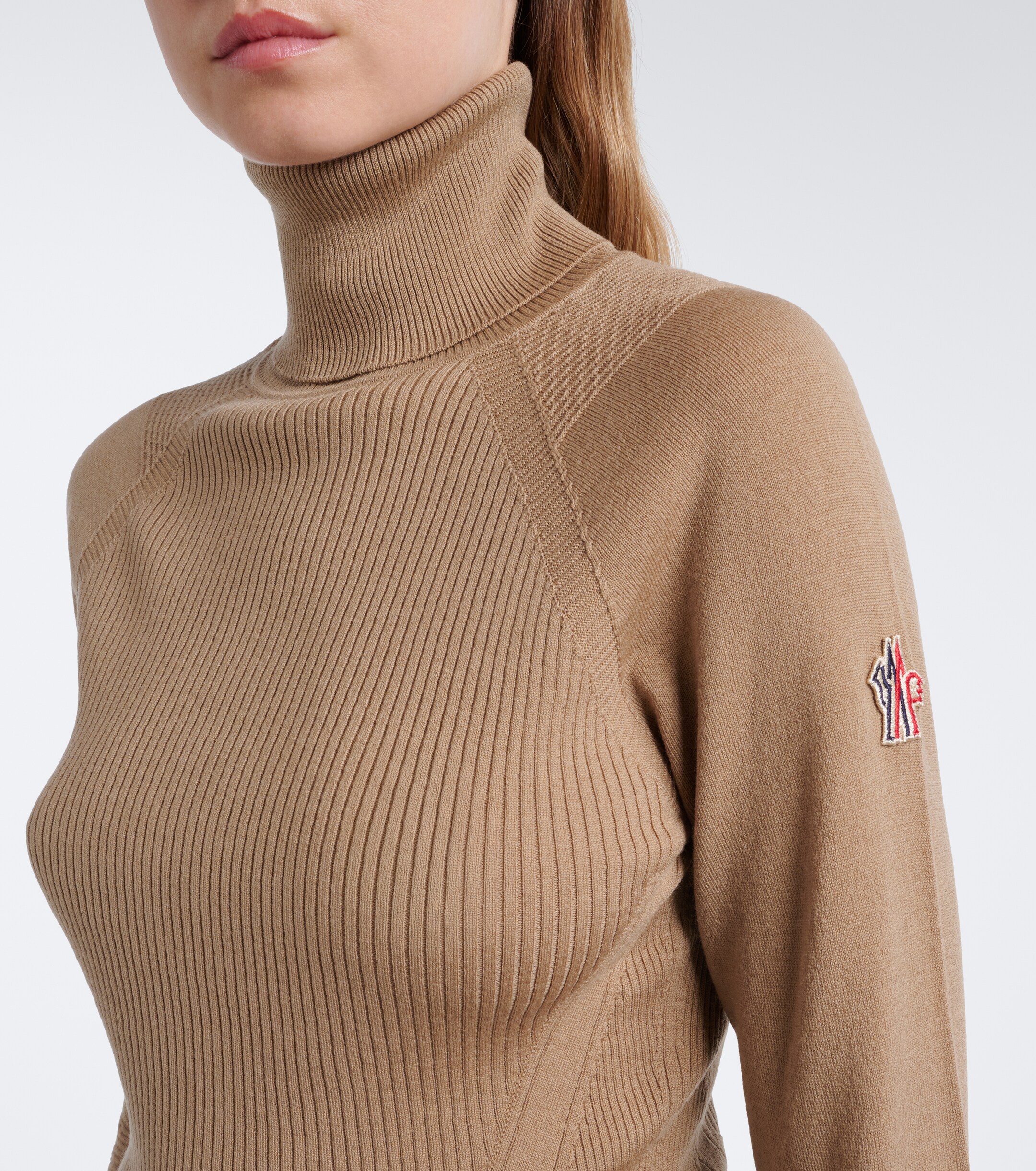 MONCLER GRENOBLE Moncler Grenoble Wool-blend turtleneck sweater