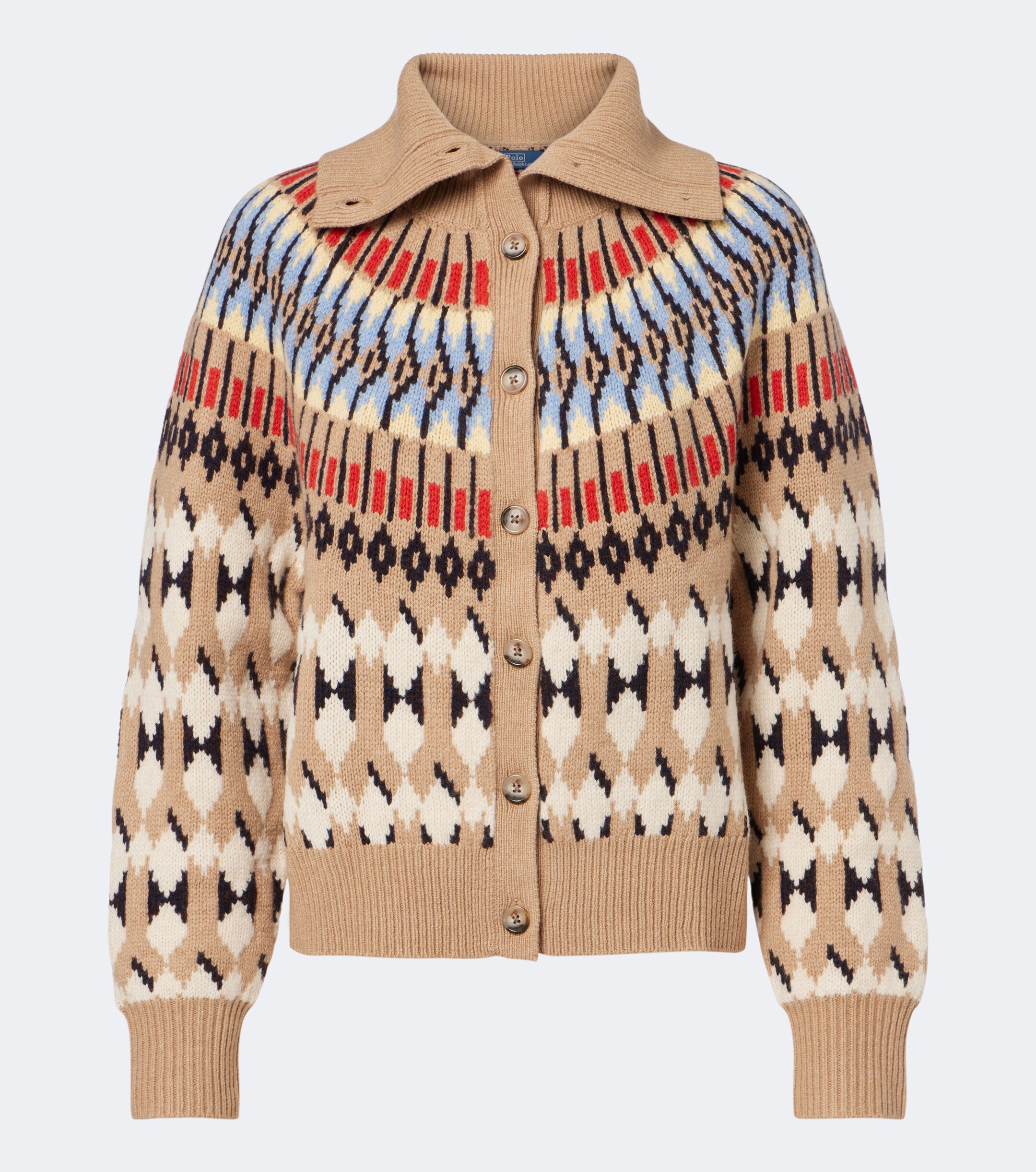 Polo Ralph Lauren Polo Ralph Lauren Intarsia wool and cashmere cardigan