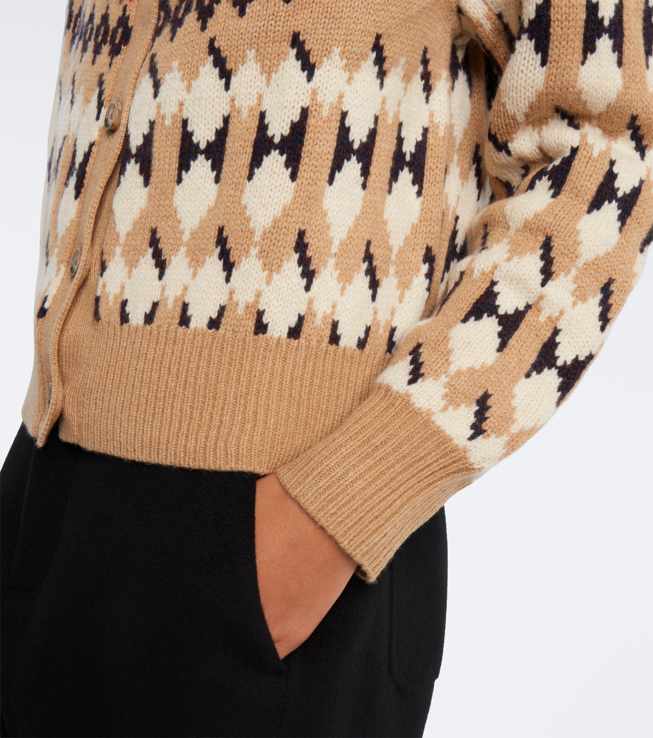 Polo Ralph Lauren Polo Ralph Lauren Intarsia wool and cashmere cardigan