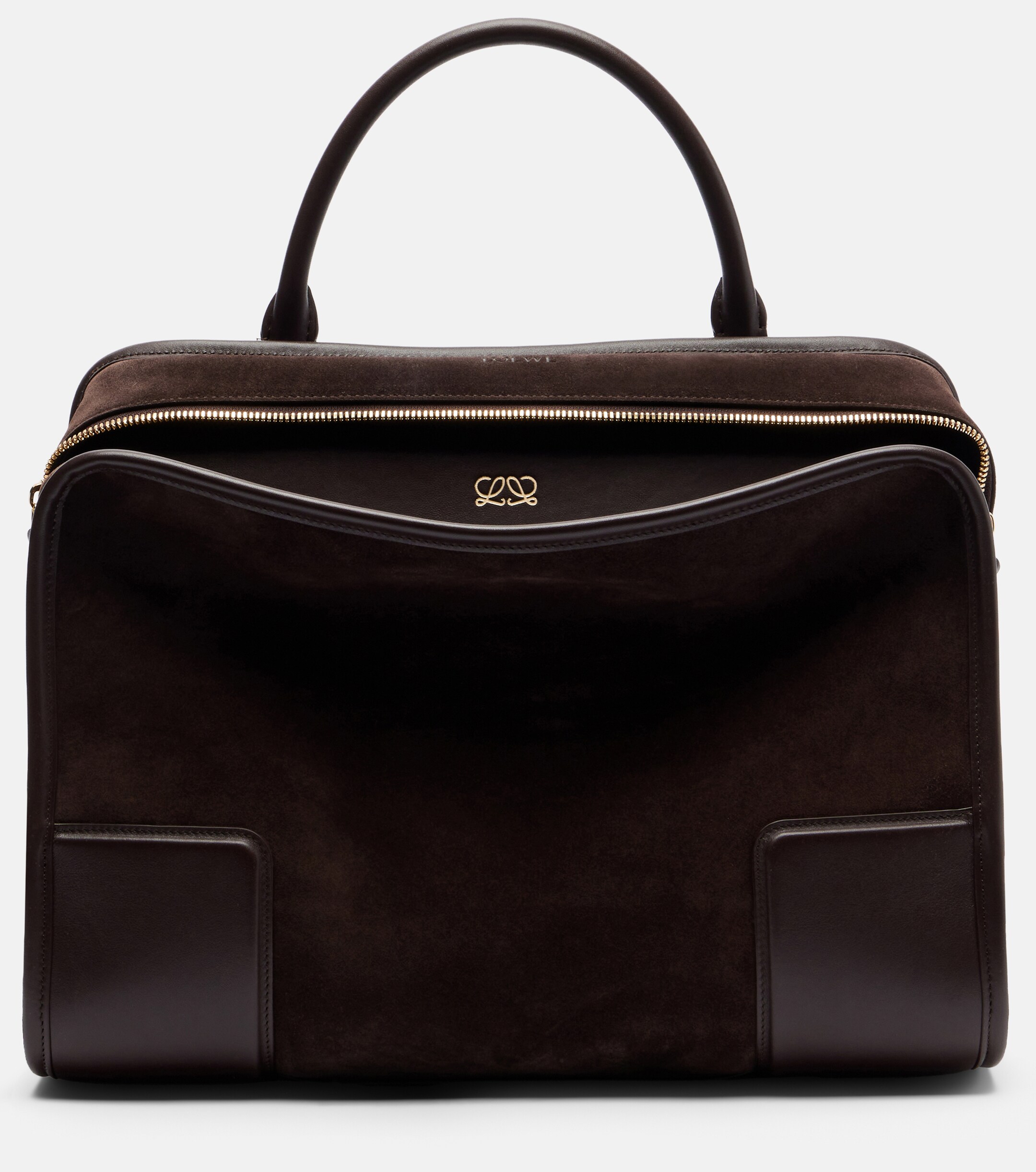 Loewe Amazona 180 Large suede tote bag