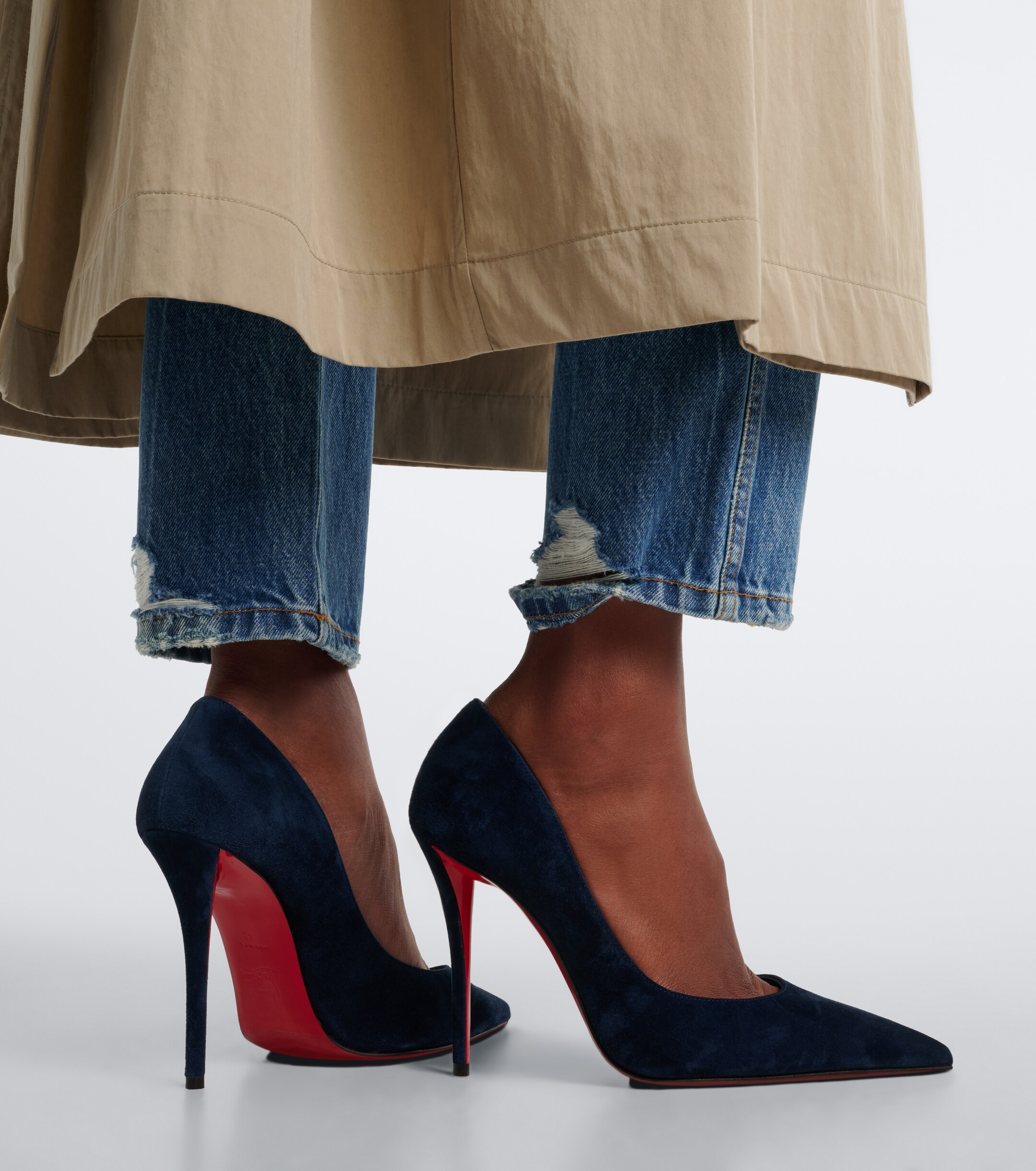 CHRISTIAN LOUBOUTIN Christian Louboutin Miss Z suede pumps