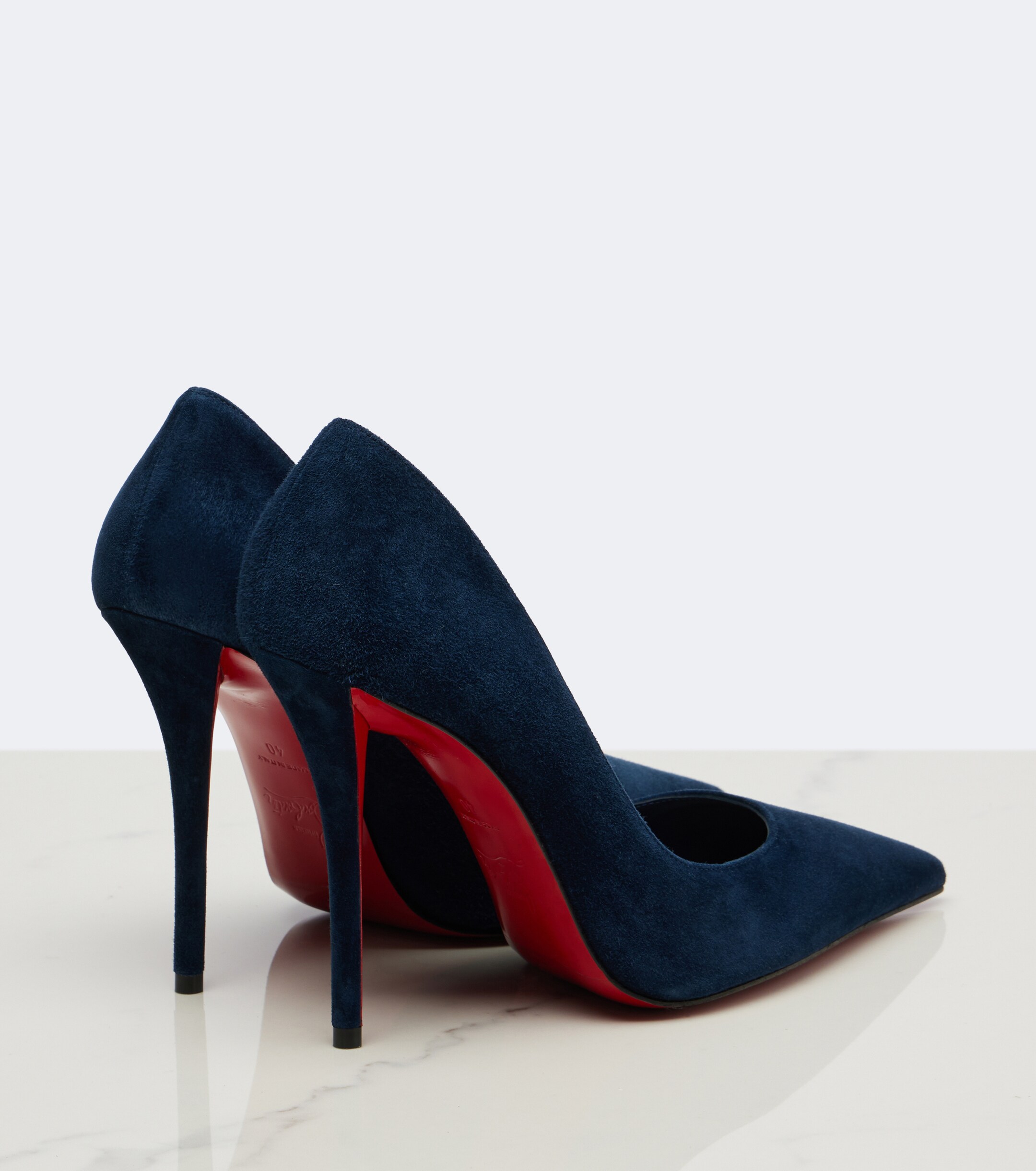 CHRISTIAN LOUBOUTIN Christian Louboutin Miss Z suede pumps