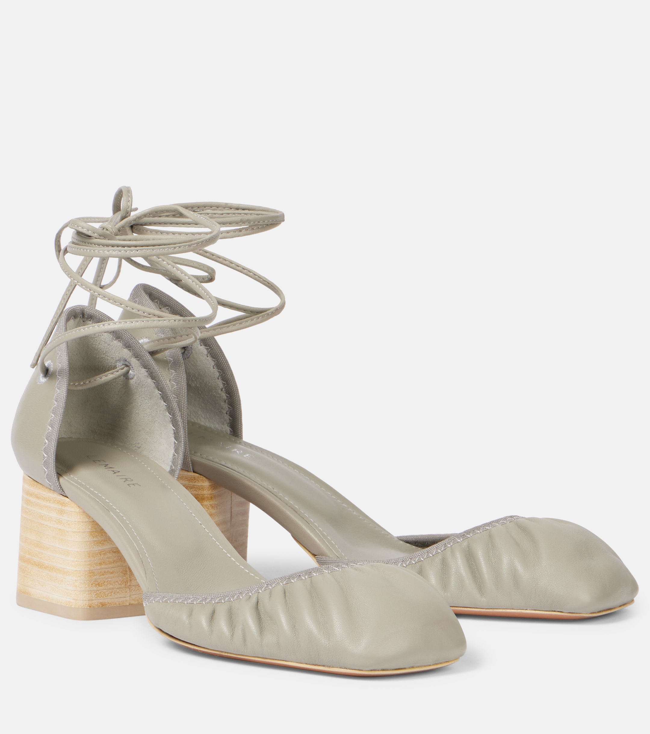 Lemaire - Micro Ballerina 55 leather pumps | Plush