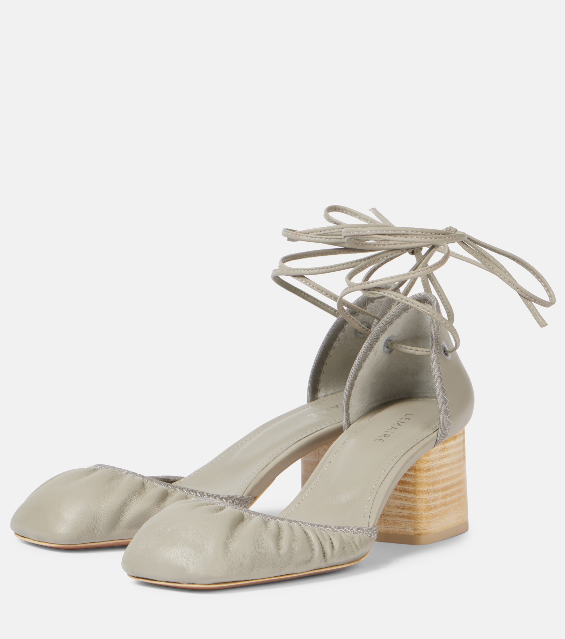 Lemaire - Micro Ballerina 55 leather pumps | Plush