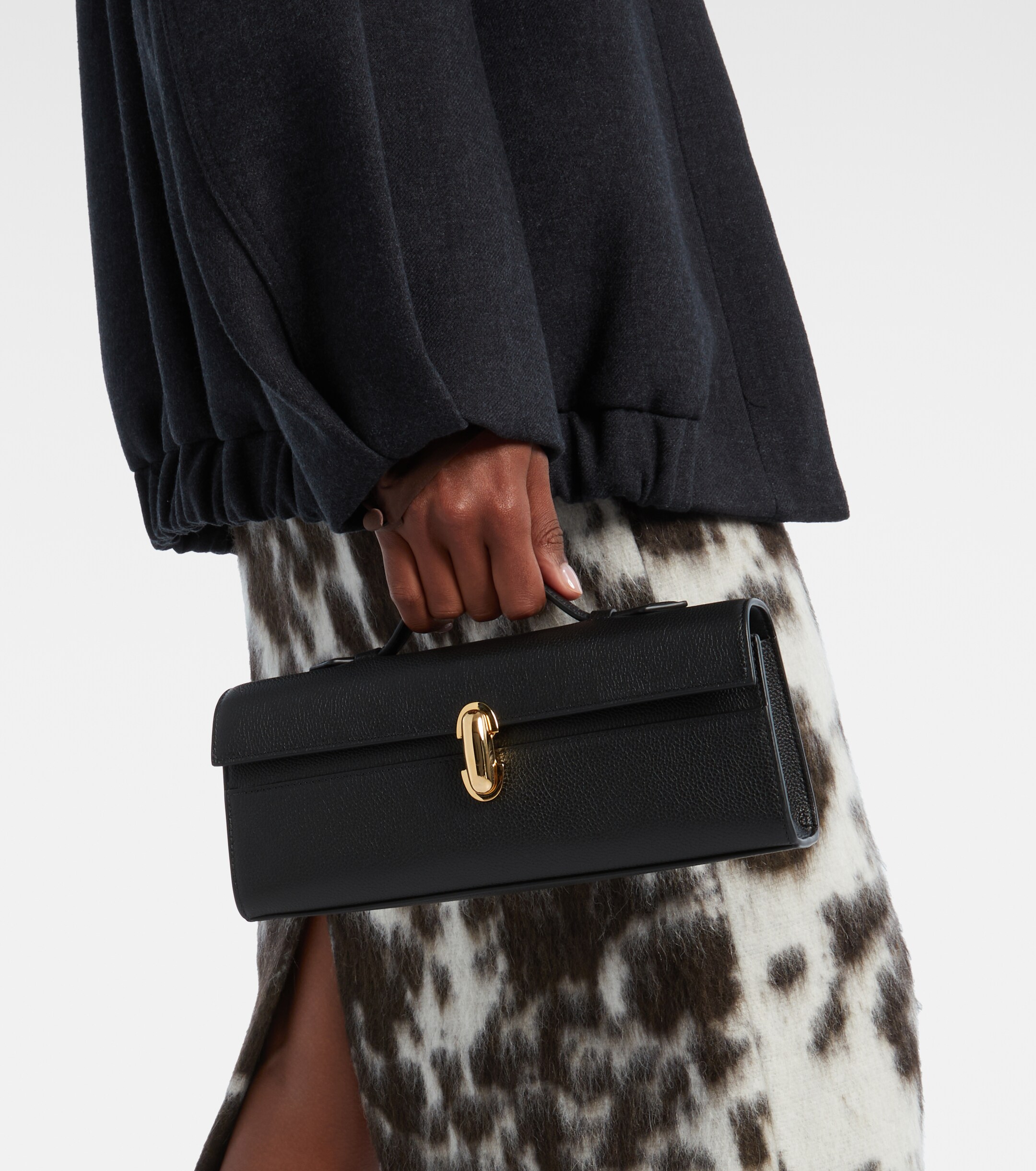 Savette Slim Symmetry leather tote bag thumbnail