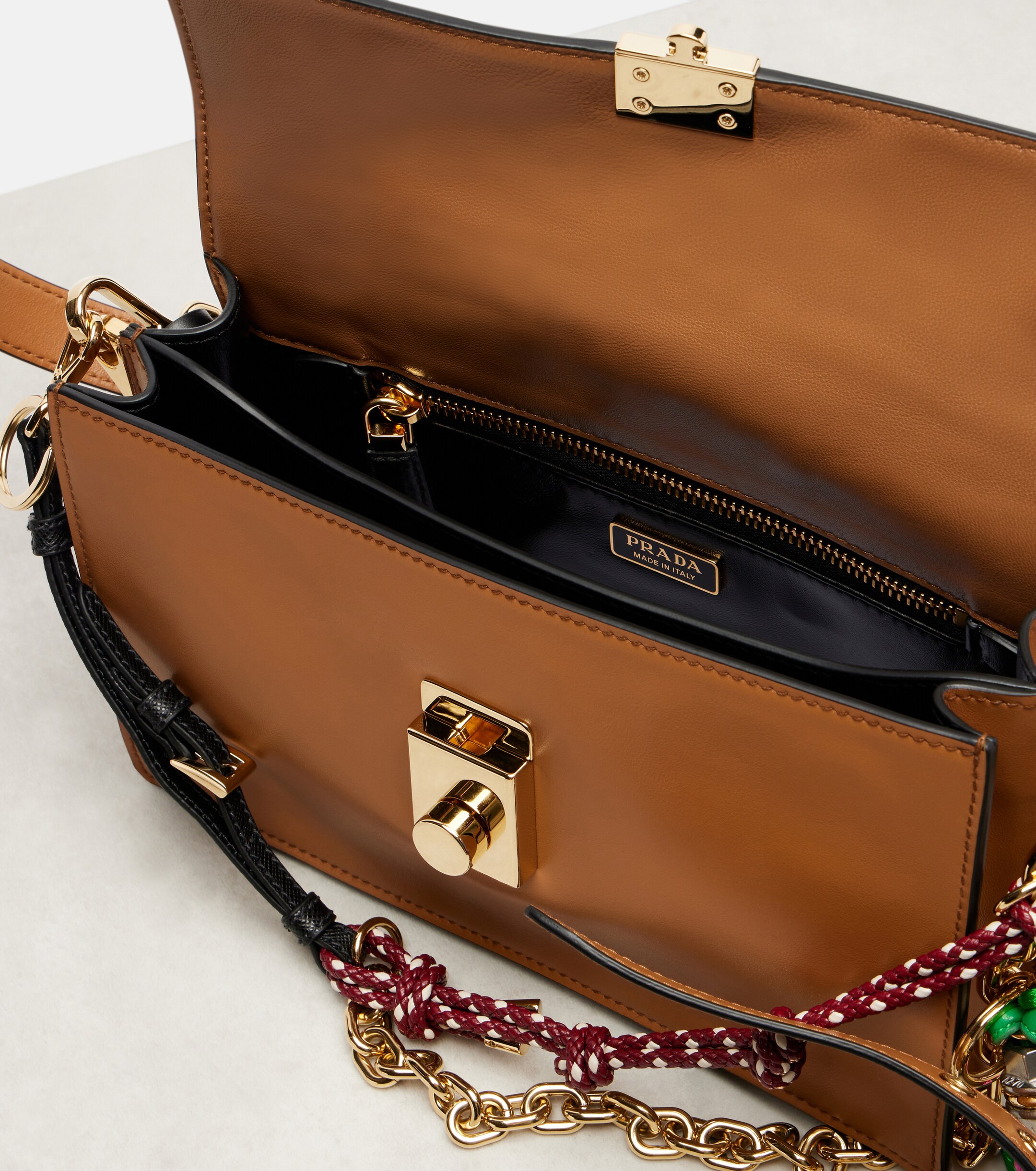 Prada Prada Soft Sound Small leather shoulder bag
