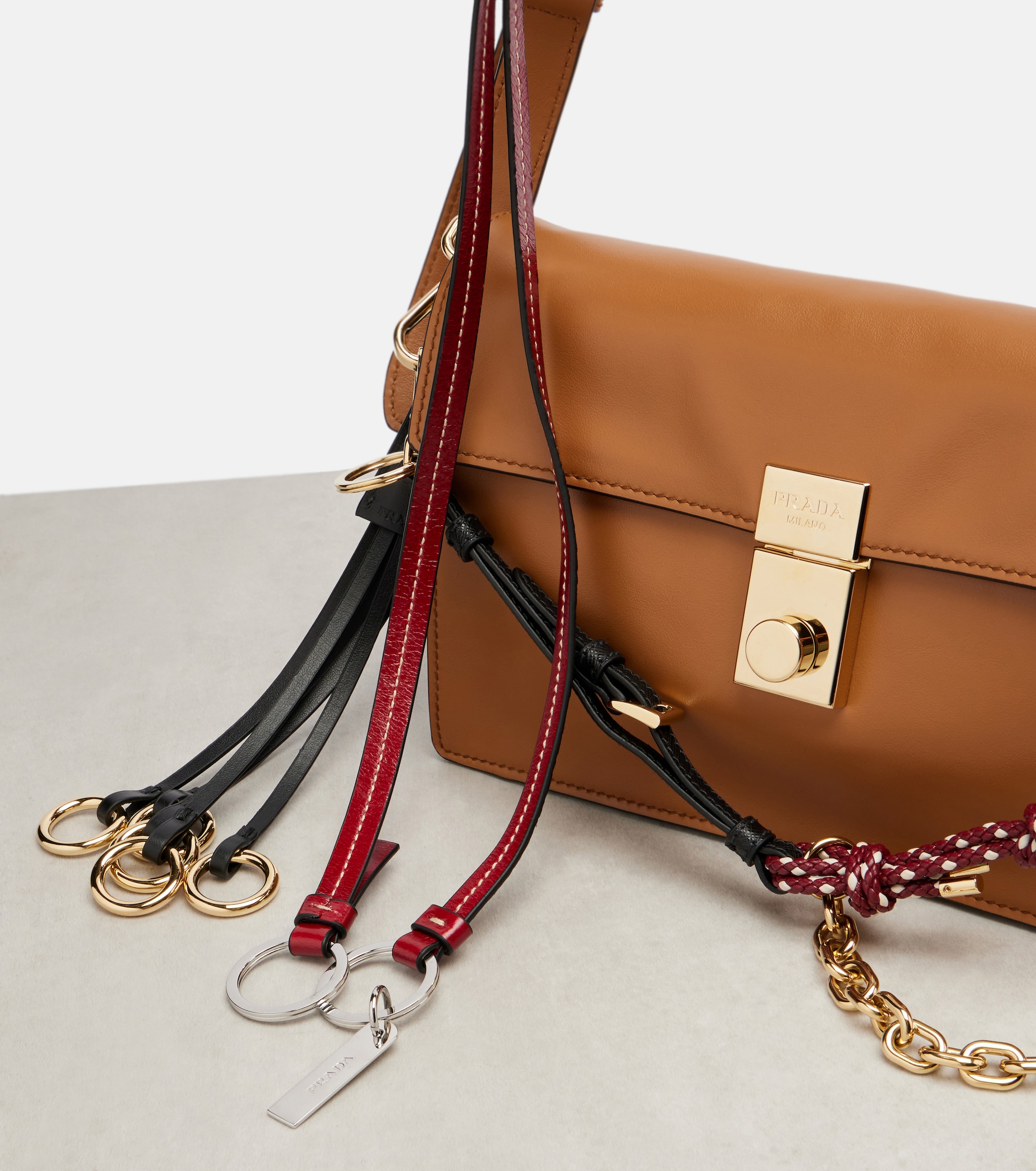 Prada Prada Soft Sound Small leather shoulder bag