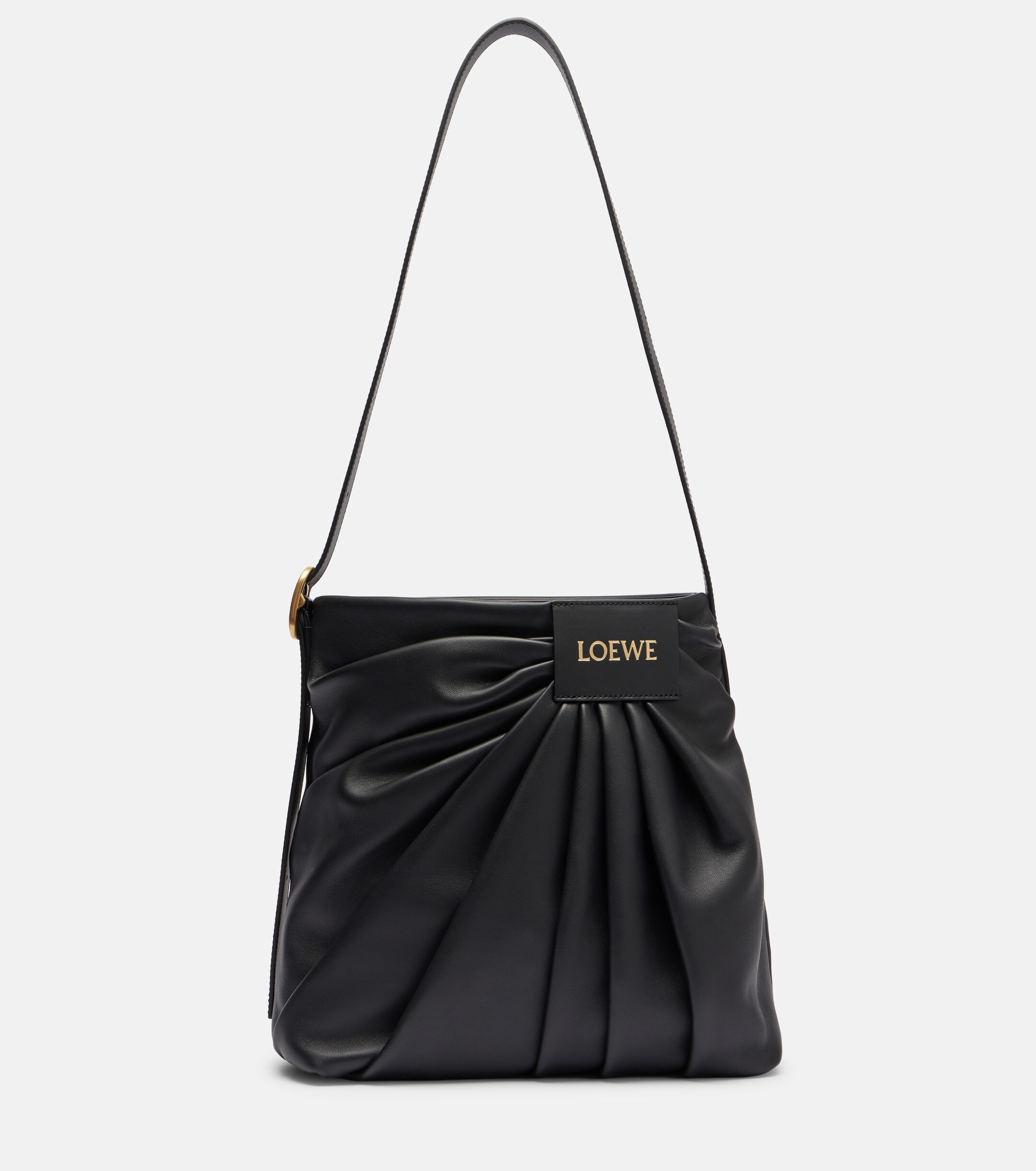 Loewe Draped leather tote bag