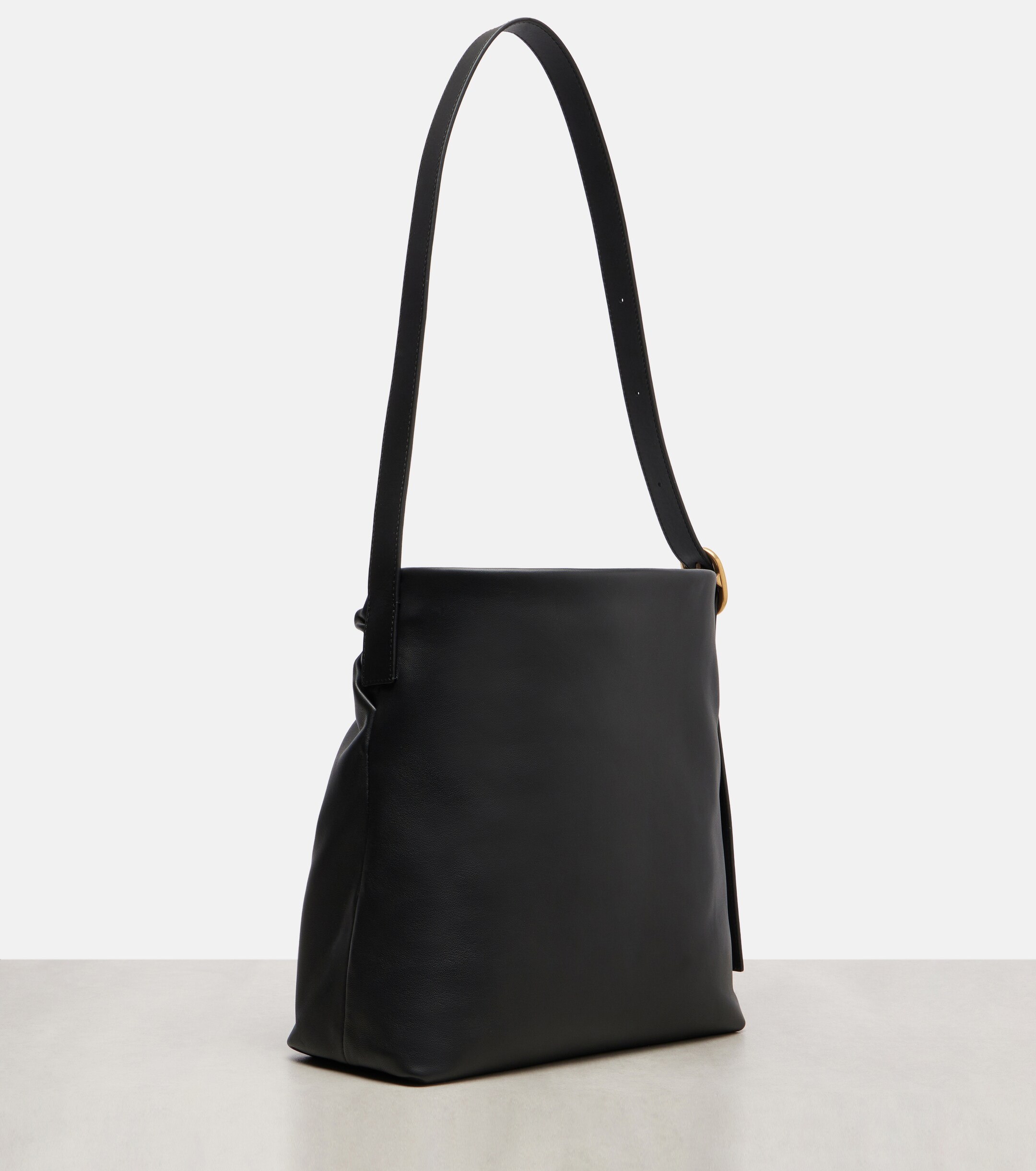 Loewe Draped leather tote bag