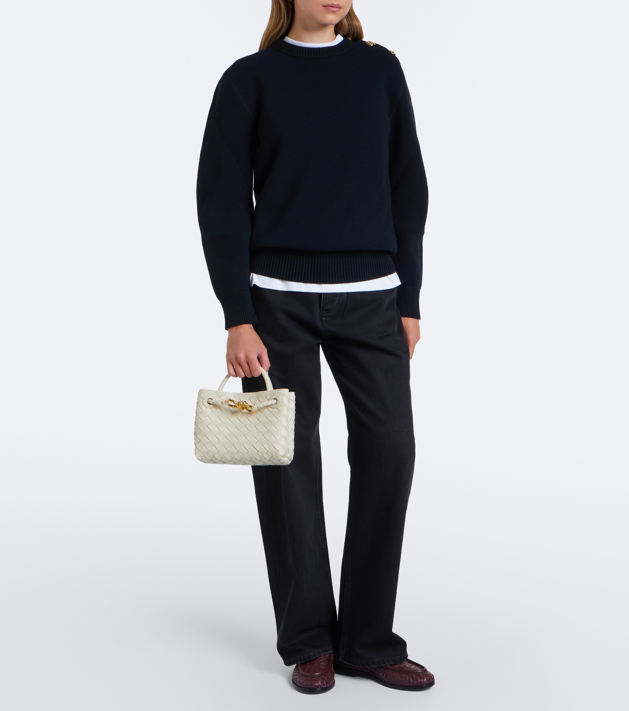 Bottega Veneta Andiamo Mini leather top-handle bag