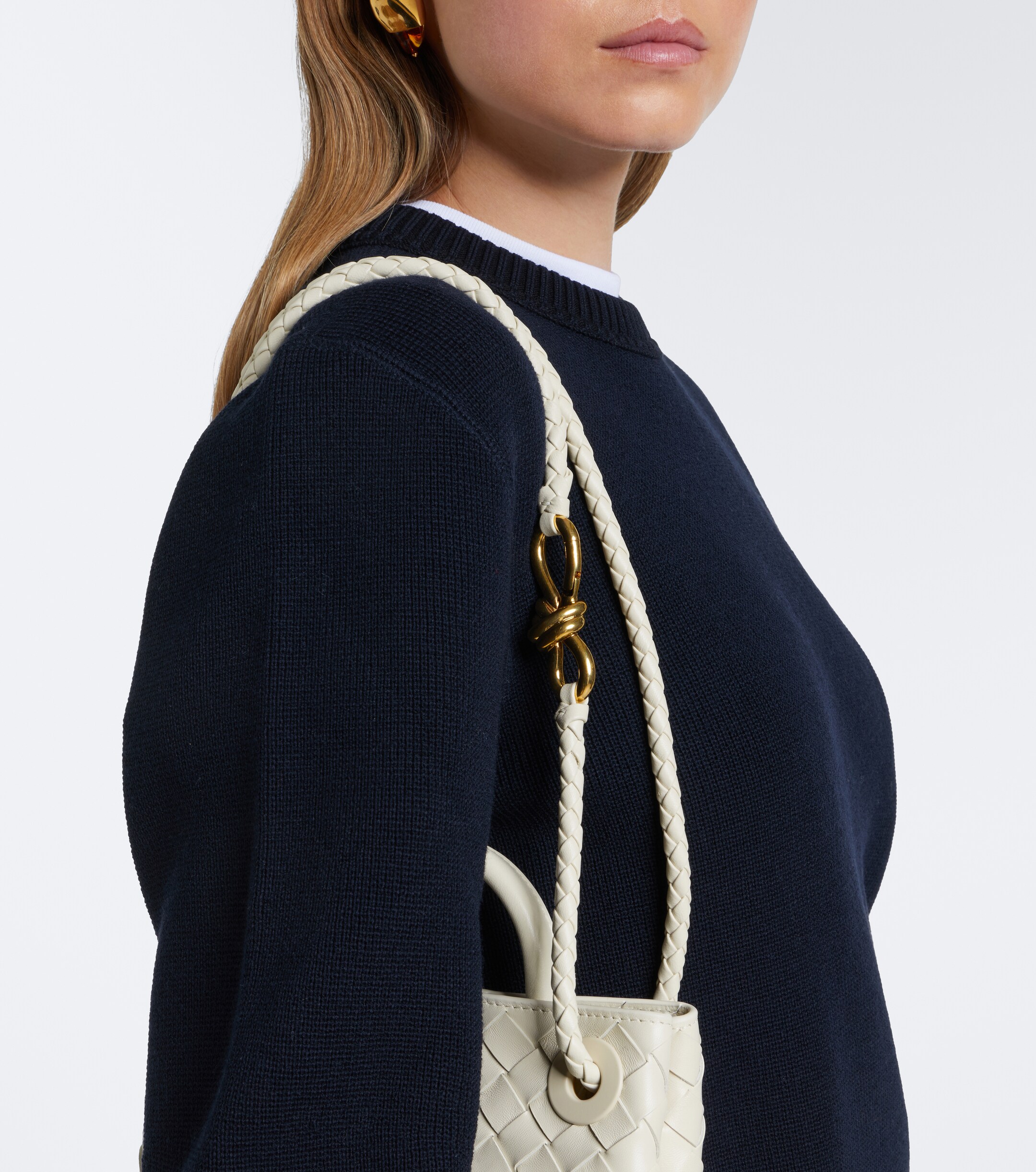 Bottega Veneta Andiamo Mini leather top-handle bag