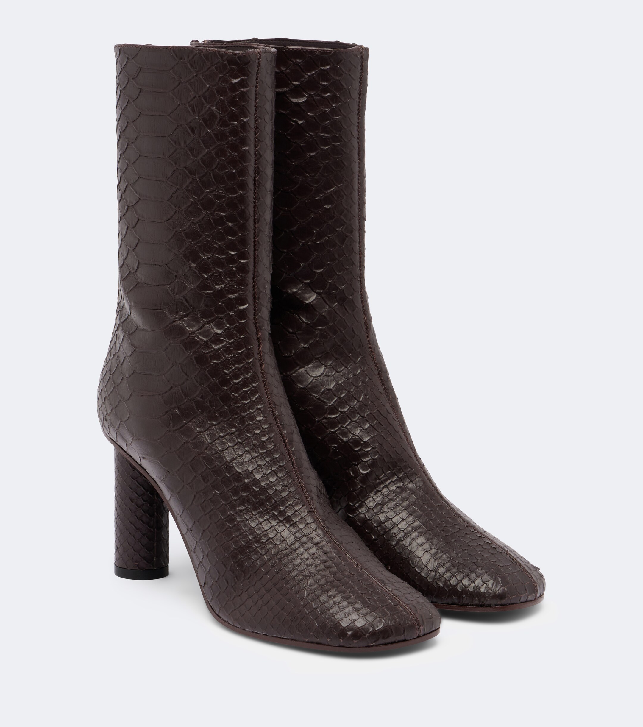 Paris Texas Paris Texas Alice snake-effect leather ankle boots