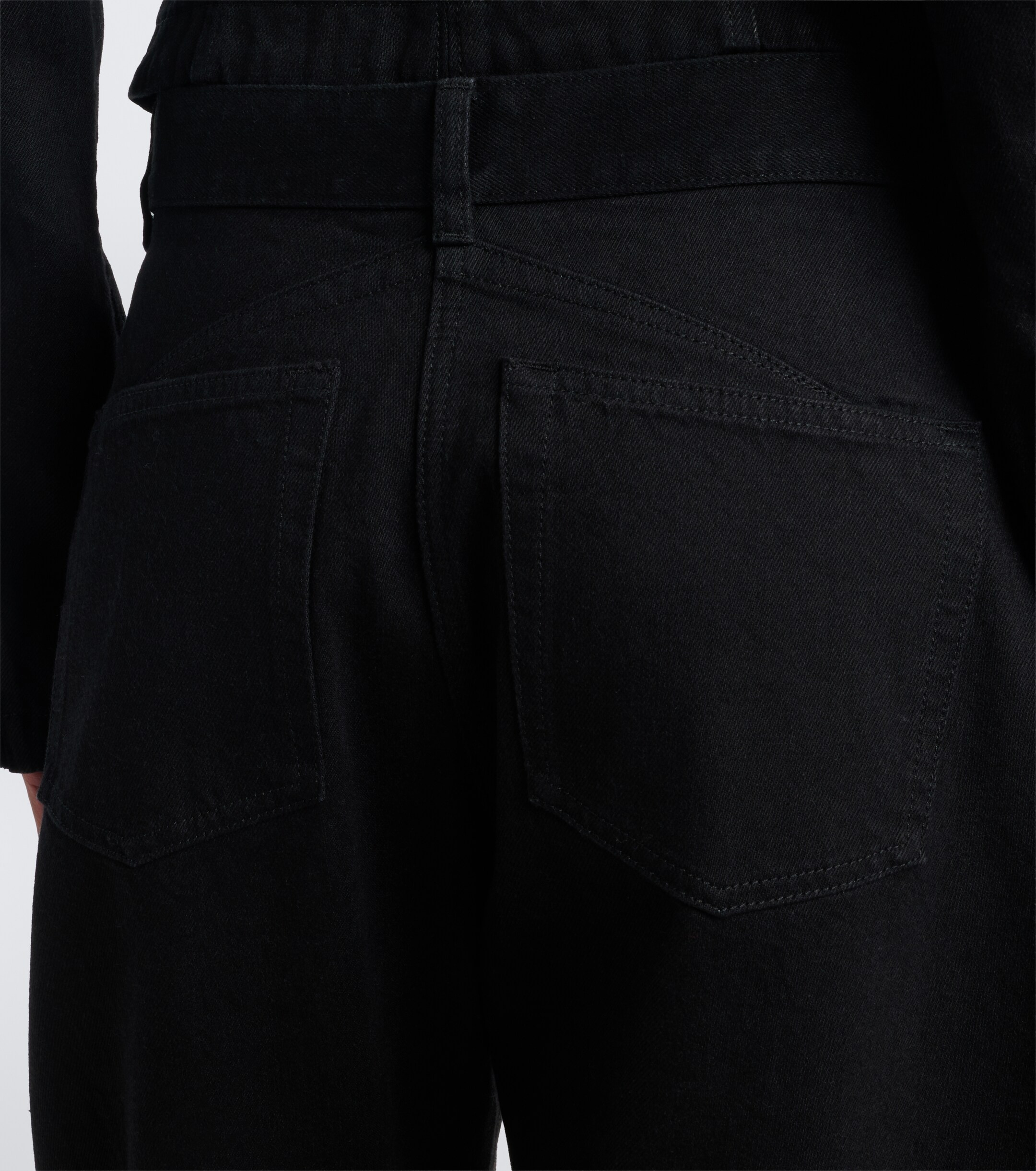 Alaïa Alaïa High-rise barrel-leg jeans