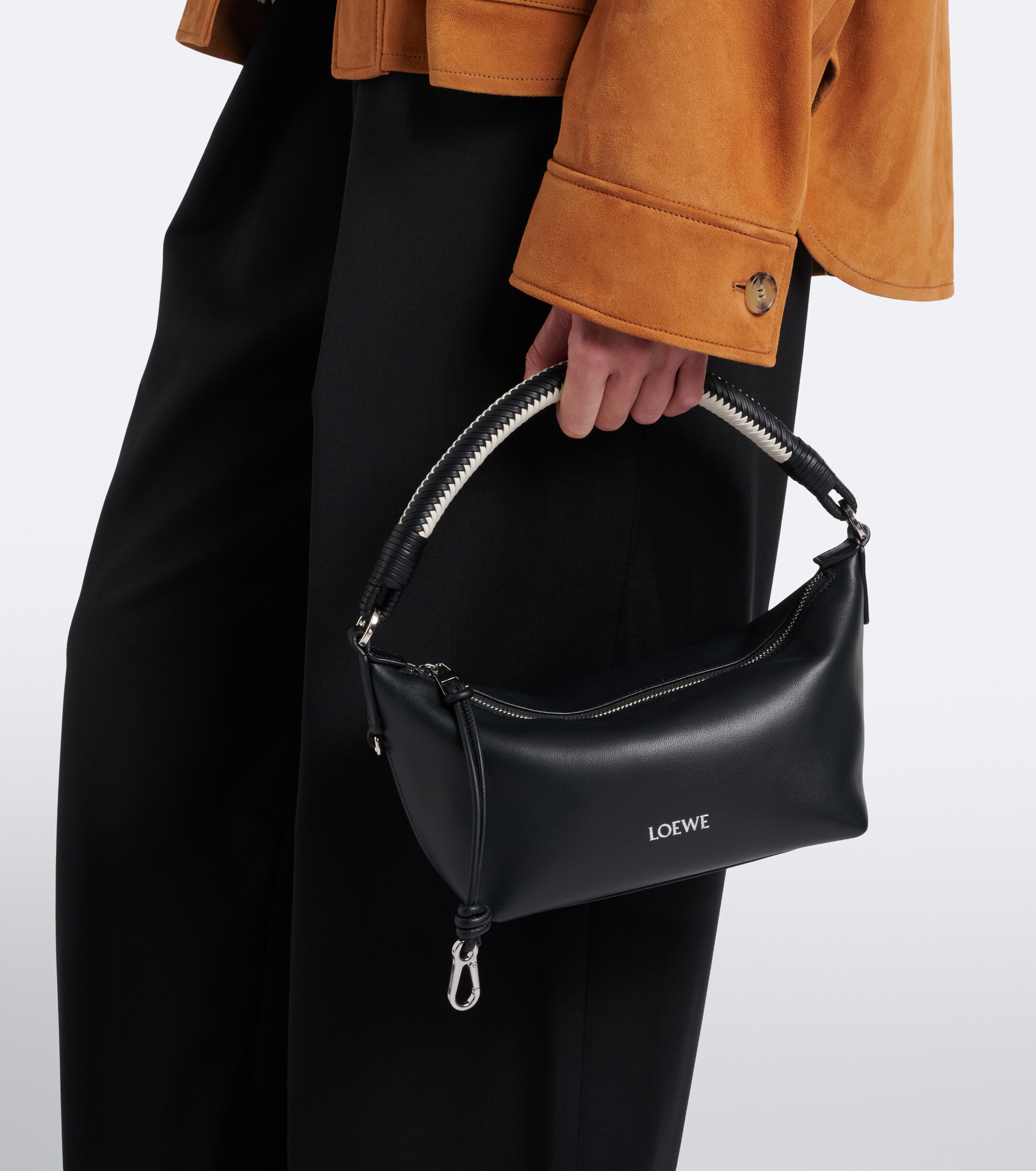 Loewe Cala Small leather top-handle bag