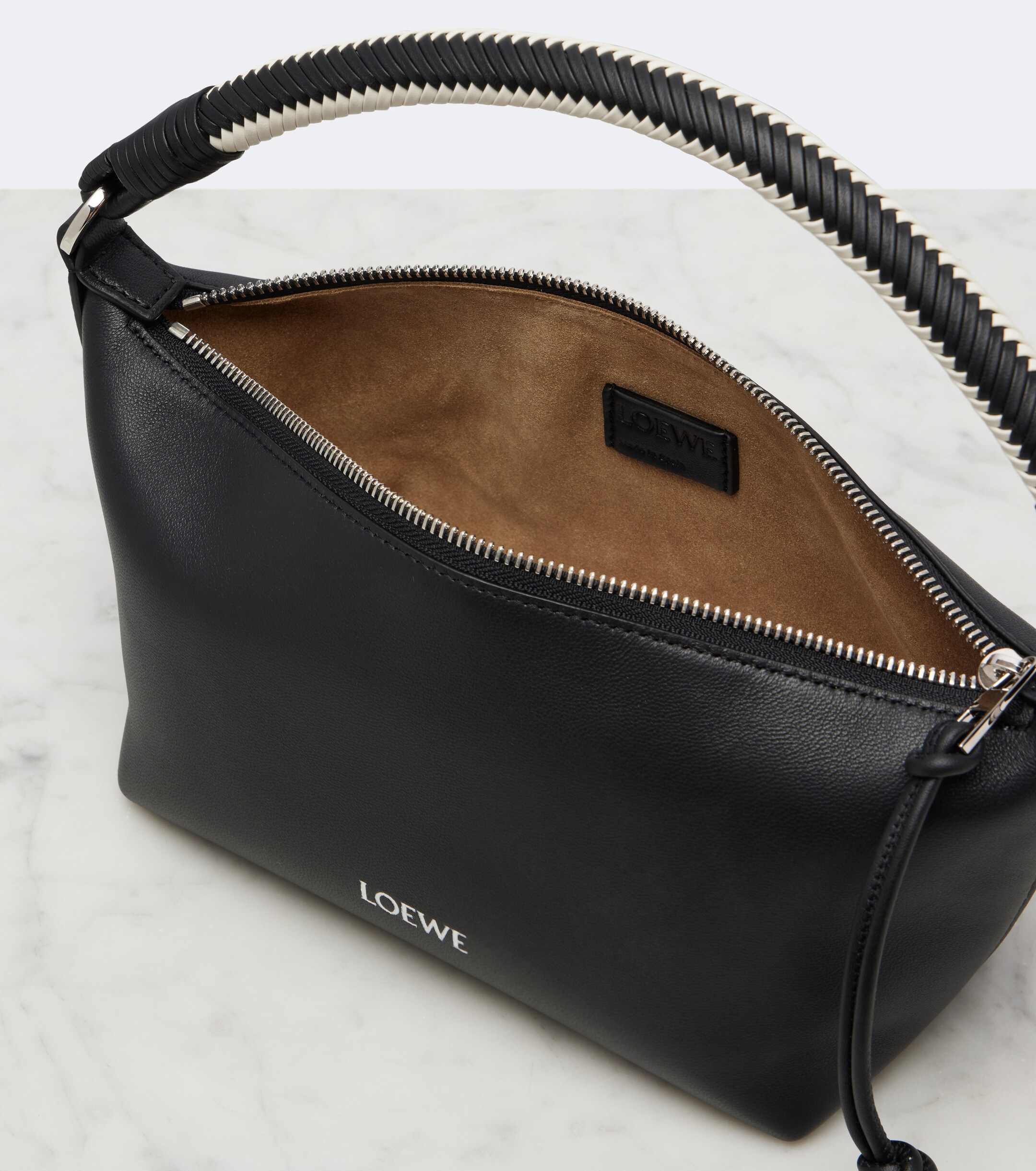 Loewe Cala Small leather top-handle bag