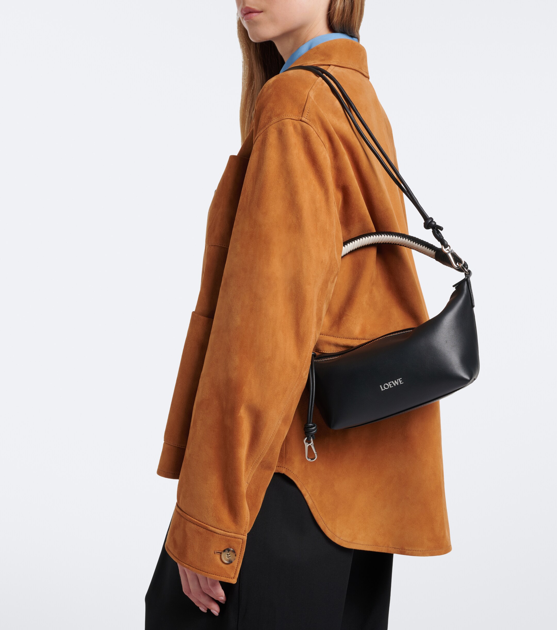 Loewe Cala Small leather top-handle bag