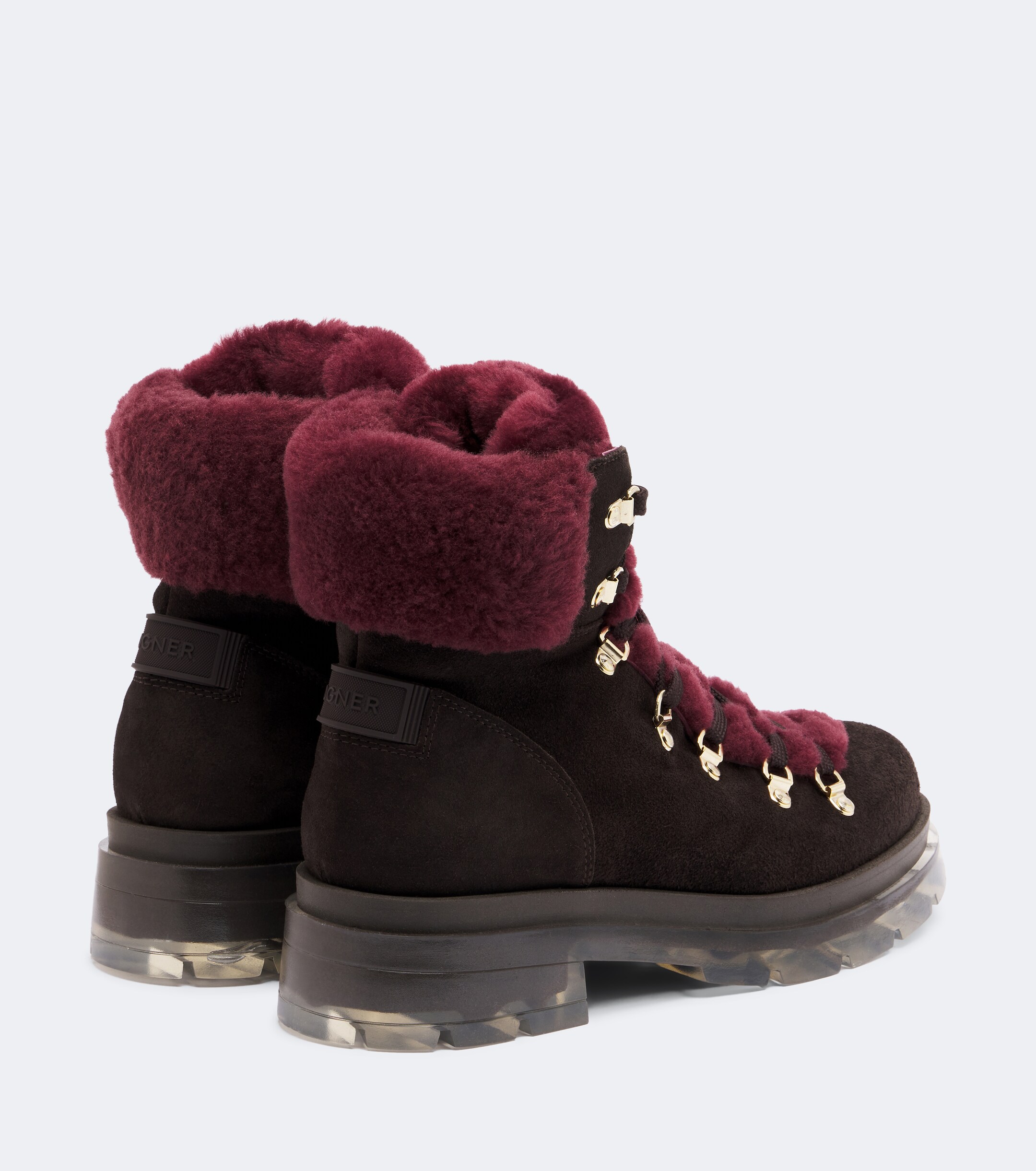 BOGNER Bogner Swansea shearling-trimmed suede snow boots